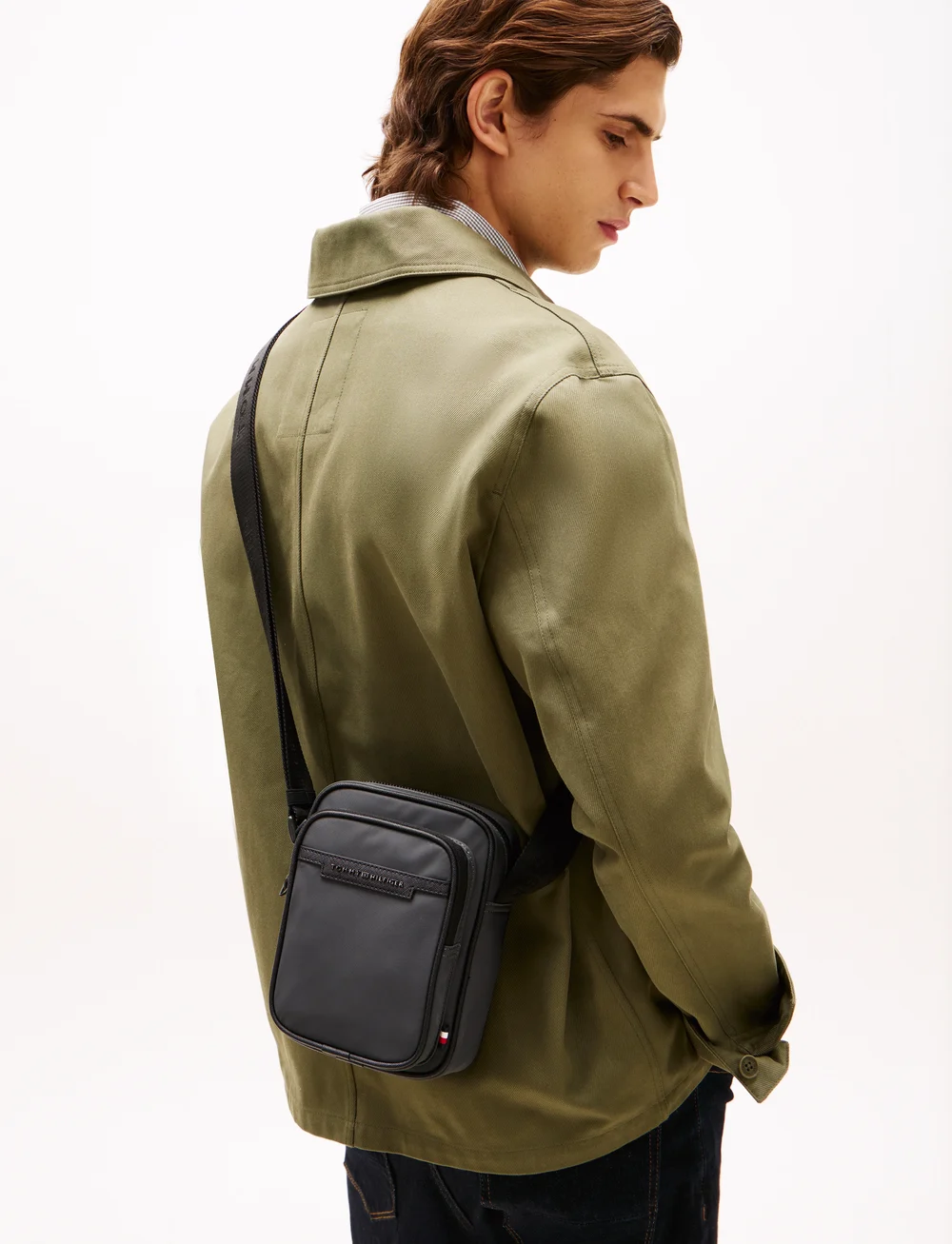 Tommy Hilfiger - TH REPREVE MINI REPORTER - nach anlass kaufen - dark grey - 0