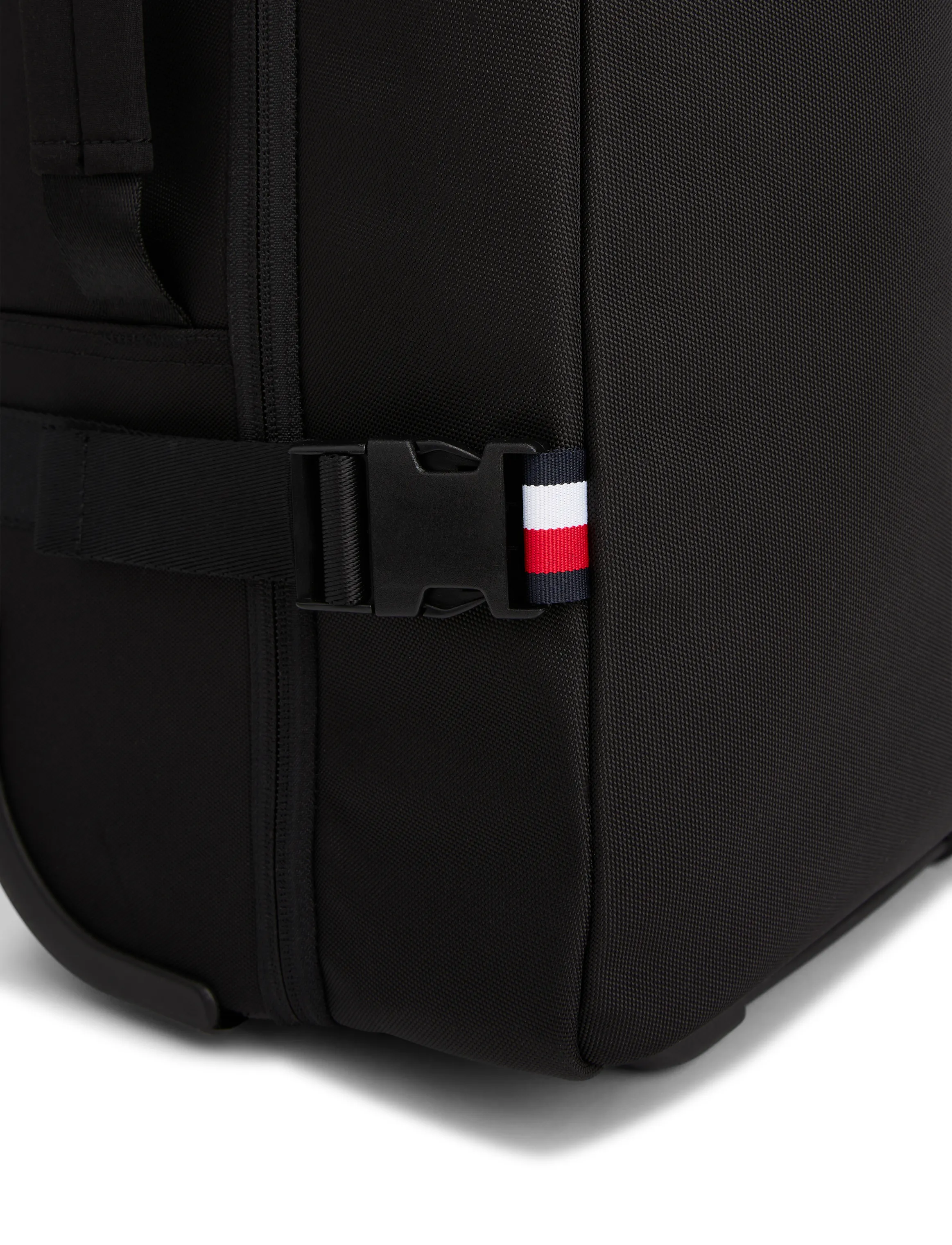 Tommy Hilfiger - TH NYLON TRAVEL SOFT TROLLEY - osta olukorra järgi - black - 4