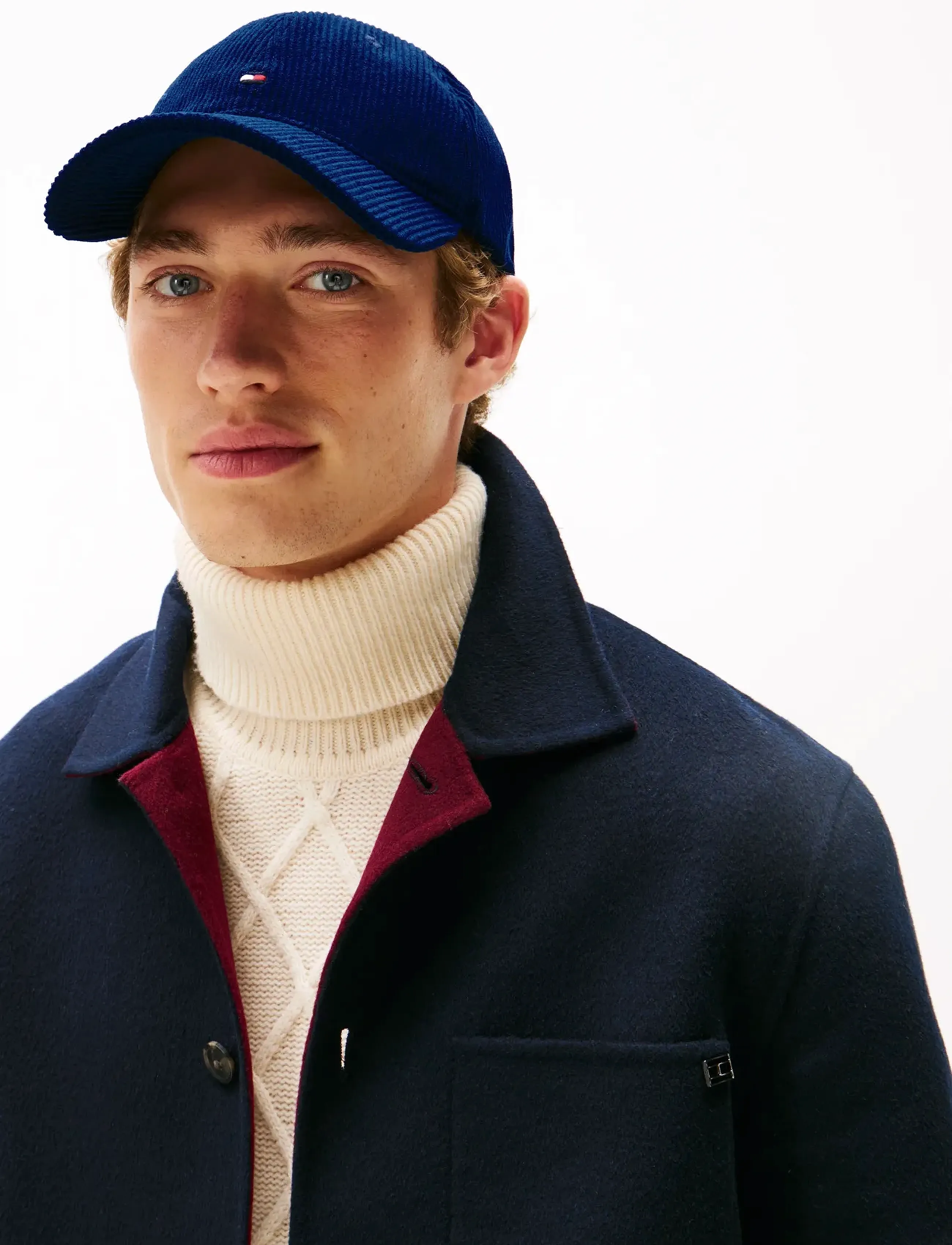 Tommy Hilfiger - TH FLAG 6 PANEL CORD CAP - nokkmütsid - preppy navy - 3