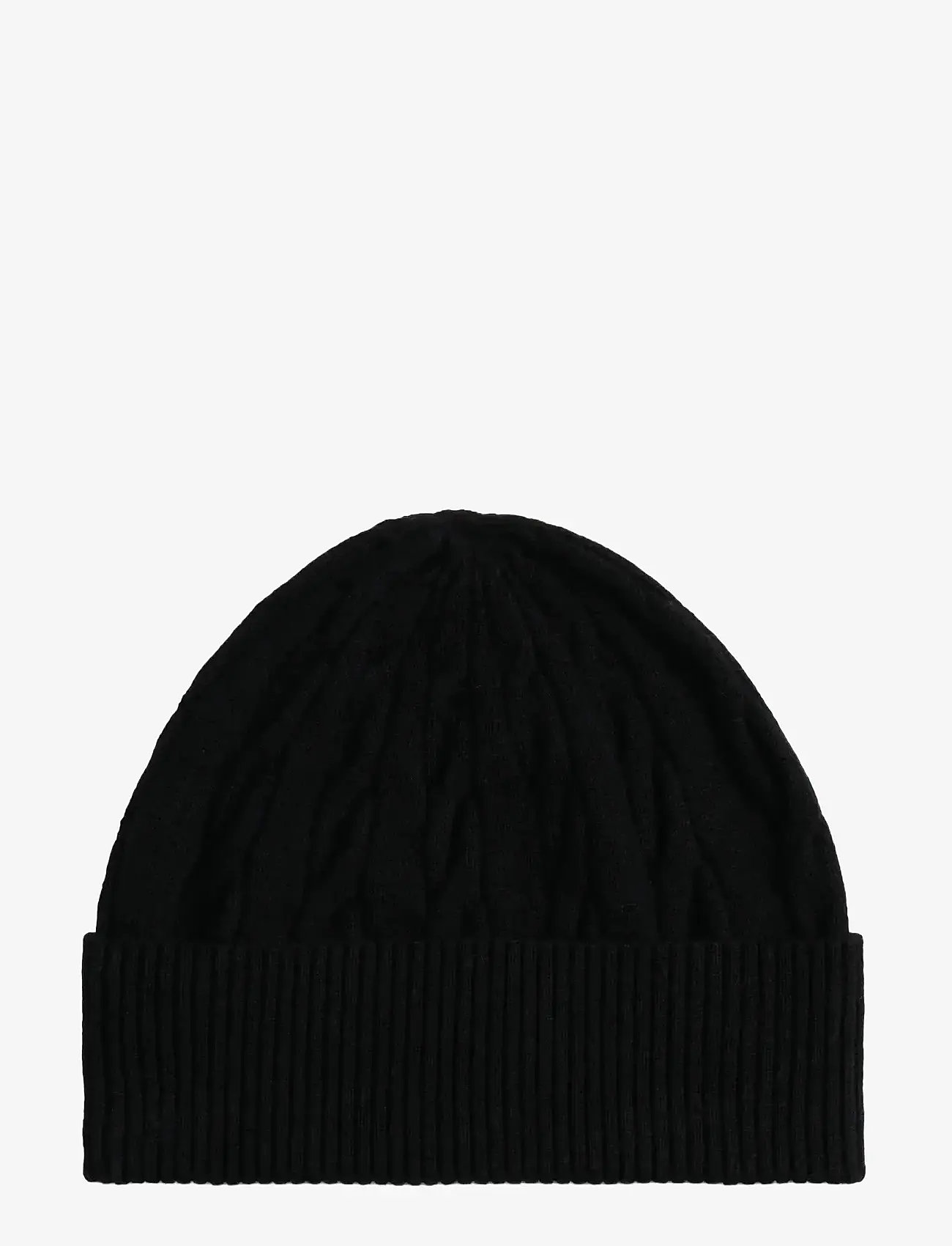Tommy Hilfiger - TH FLAG CABLE KNIT BEANIE - nach anlass kaufen - black - 2