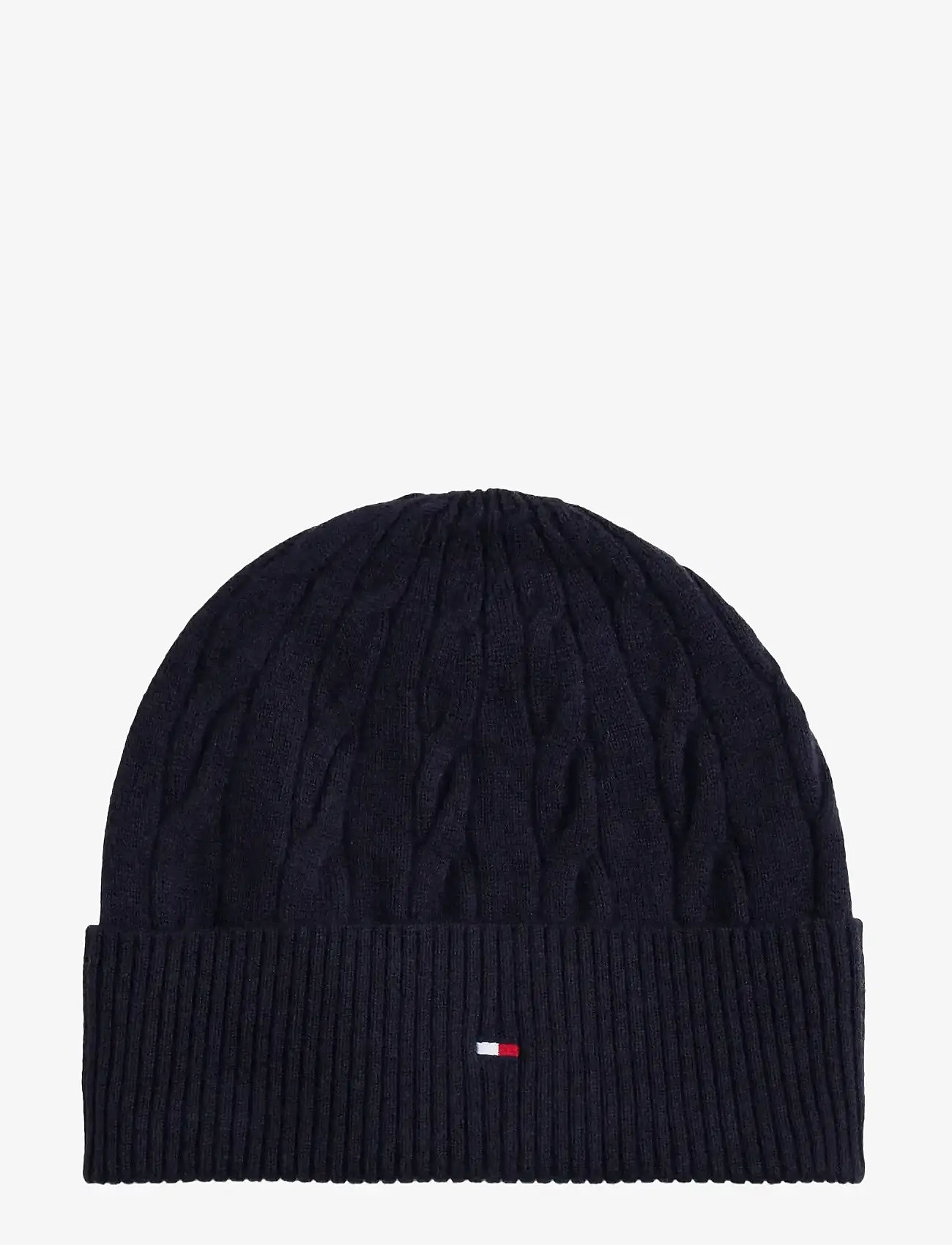 Tommy Hilfiger - TH FLAG CABLE KNIT BEANIE - osta olukorra järgi - space blue - 1