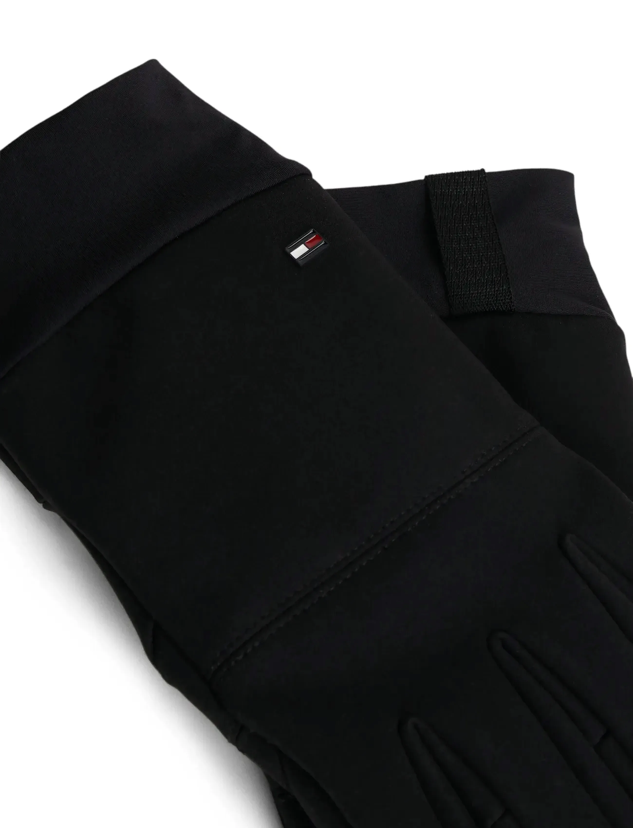 Tommy Hilfiger - TH CORP TECH GLOVES - mützen & handschuhe - black - 1