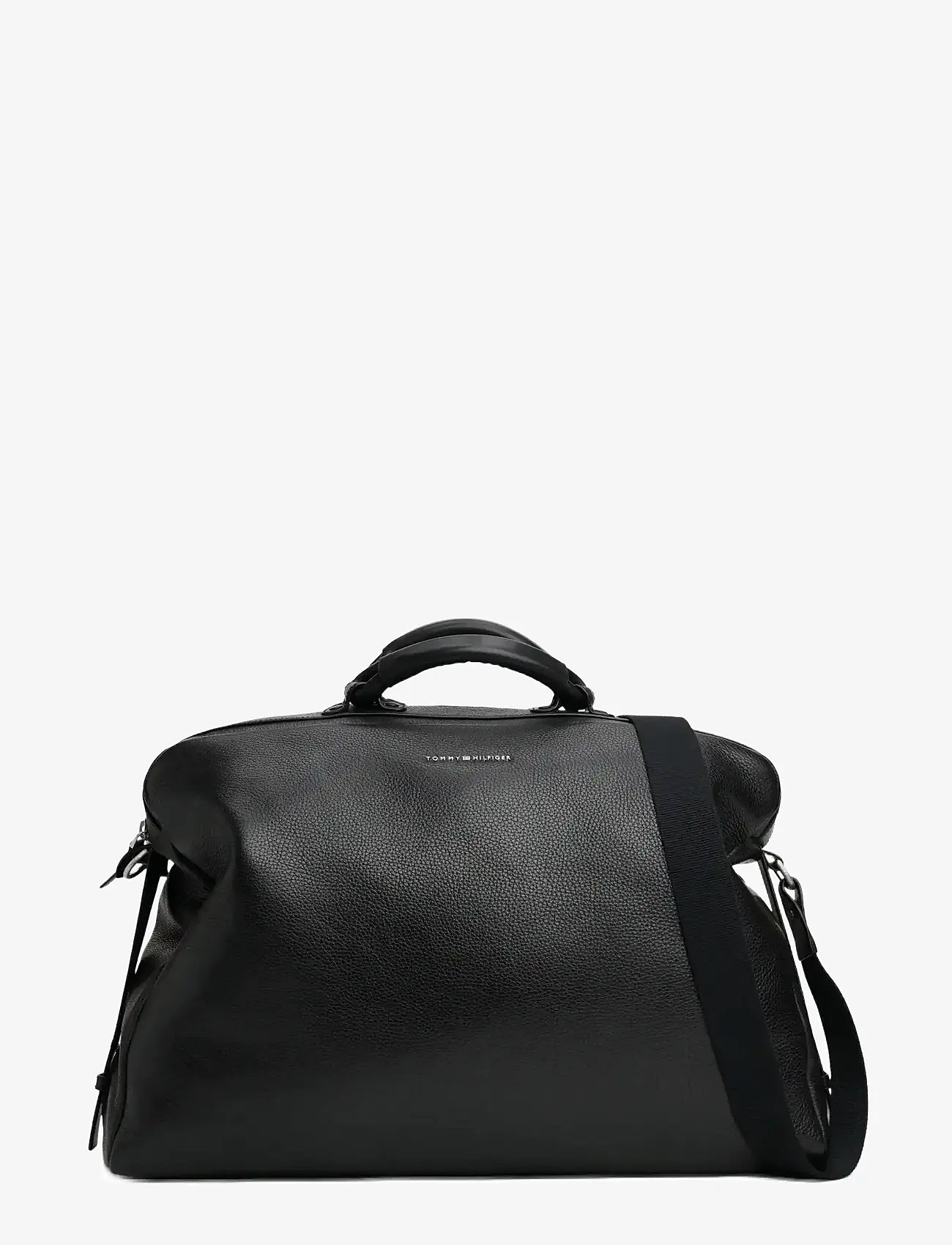 Tommy Hilfiger - TH PREMUM LEATHER DUFFLE - black - 1
