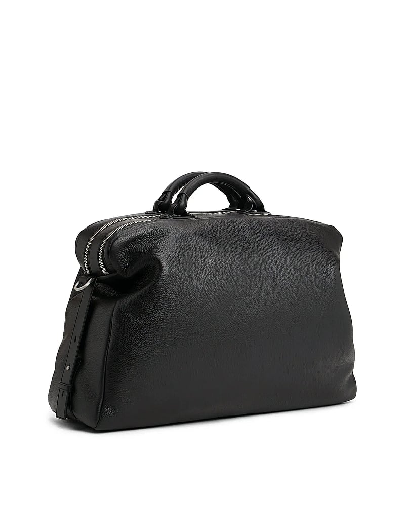 Tommy Hilfiger - TH PREMUM LEATHER DUFFLE - black - 4