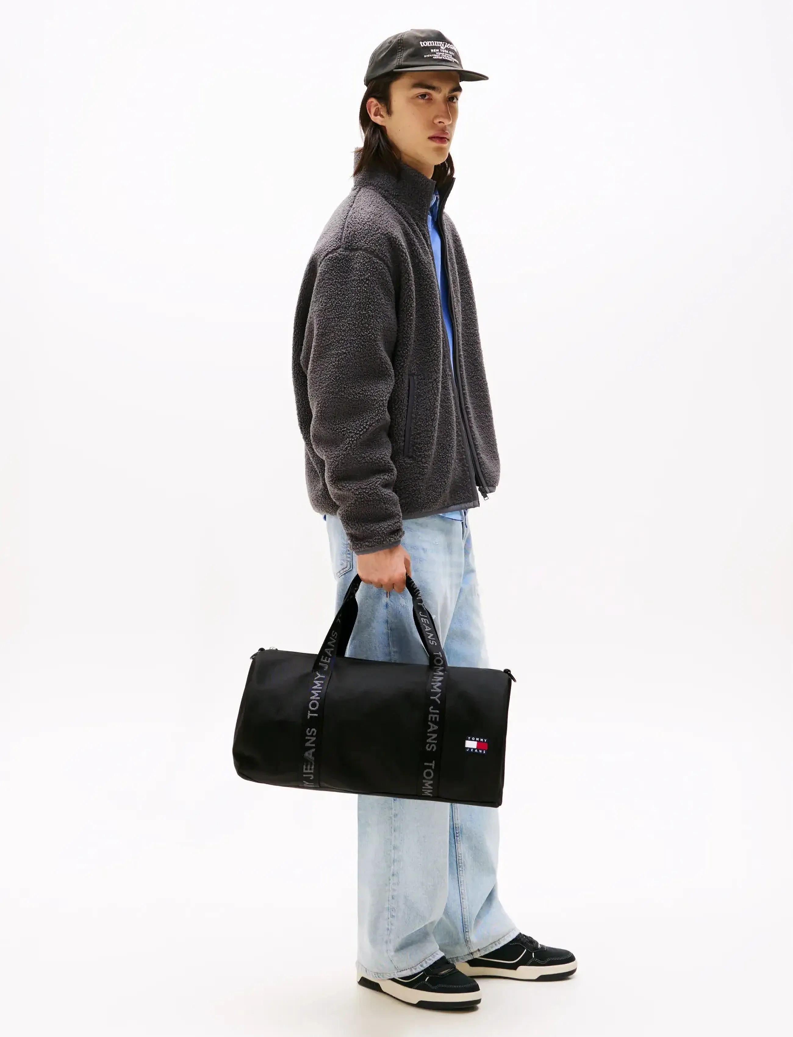Tommy Hilfiger Tjm Ess Daily Duffle, Mænd, Duffle Bag, Sort, Str: ONE SIZE