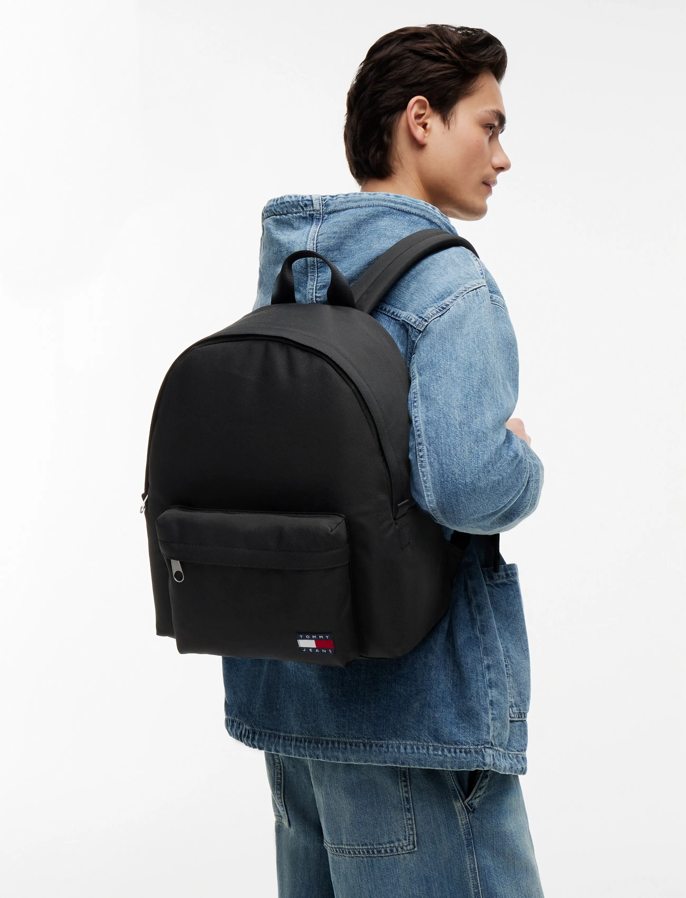 Tommy Hilfiger Tjm Ess Daily Dome Backpack, One Size, Bags, Schwarz - Backpacks, Männerswear