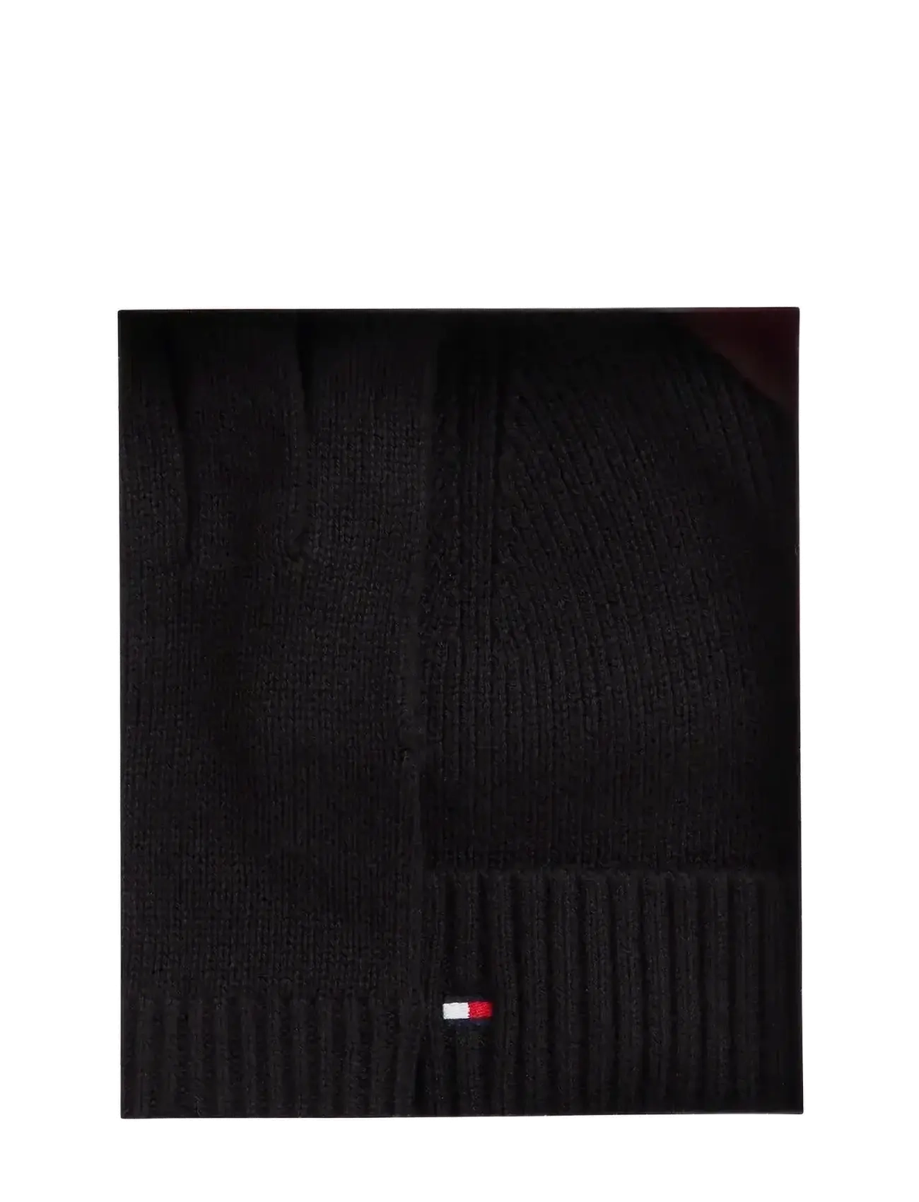 Tommy Hilfiger - TH FLAG BEANIE & GLOVE GP - osta olukorra järgi - black - 2