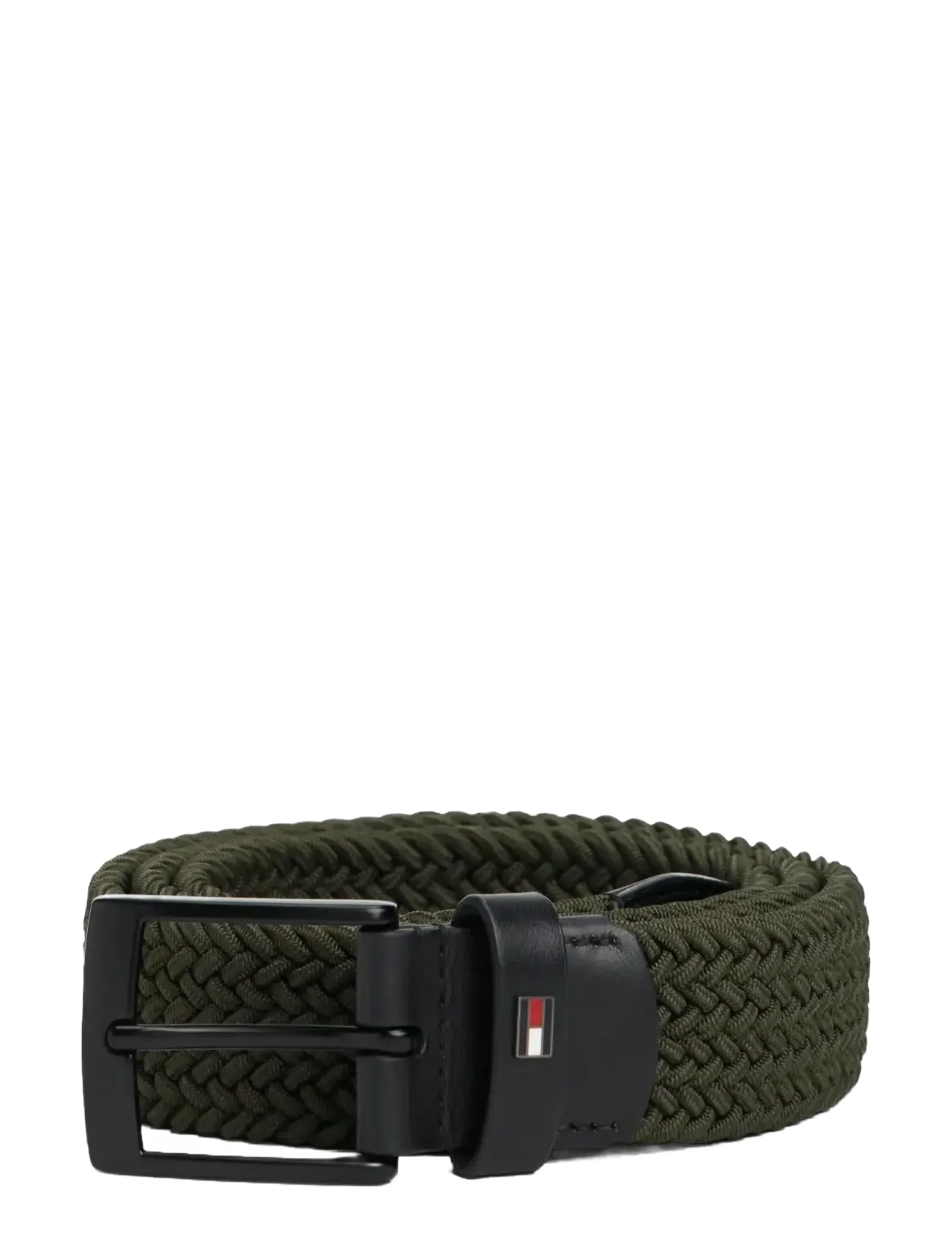Tommy Hilfiger - ADAN 3.5 ELASTIC - flettede bælter - foxhunt green - 3