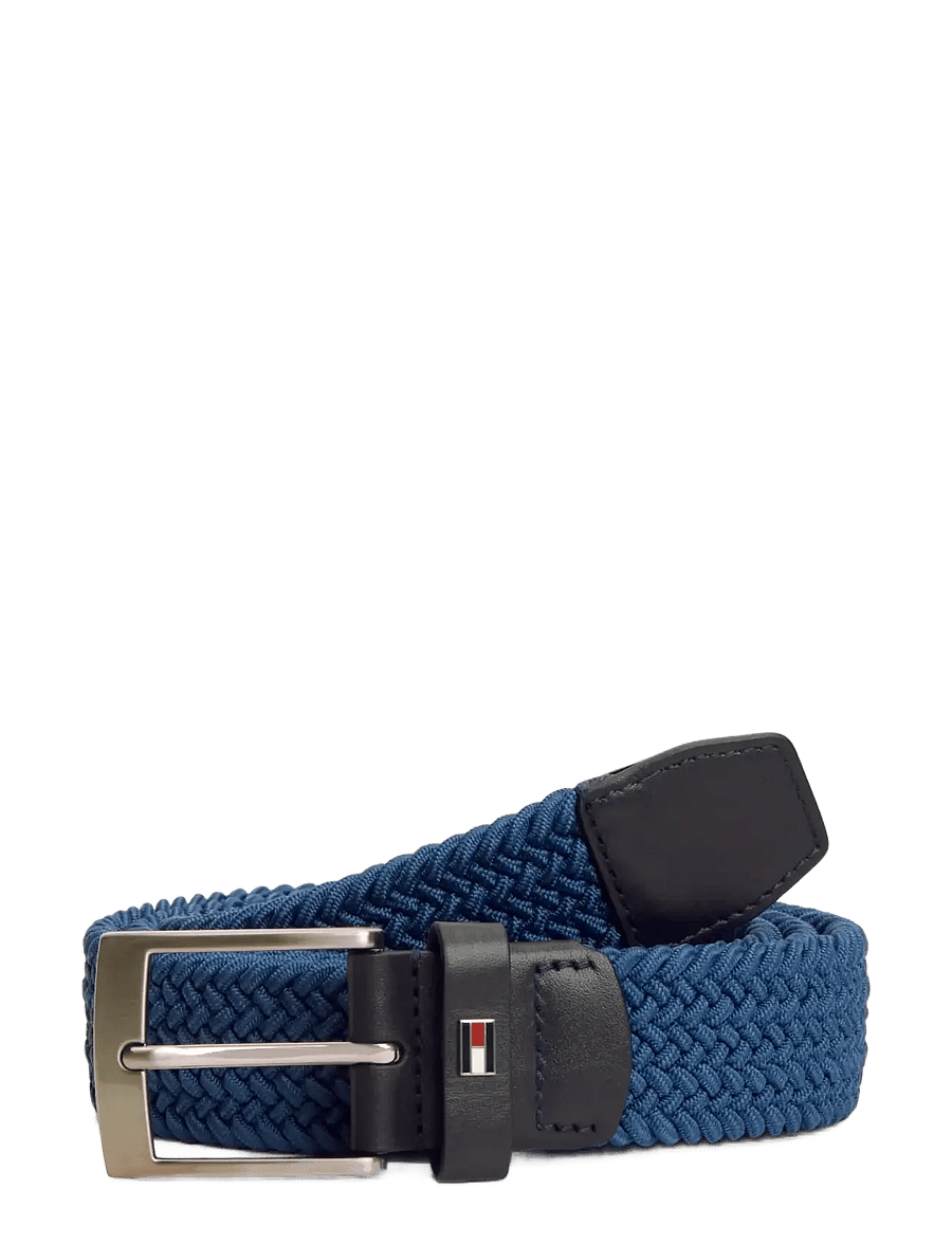 Tommy Hilfiger - ADAN 3.5 ELASTIC - punutud vööd - petrol blue - 0