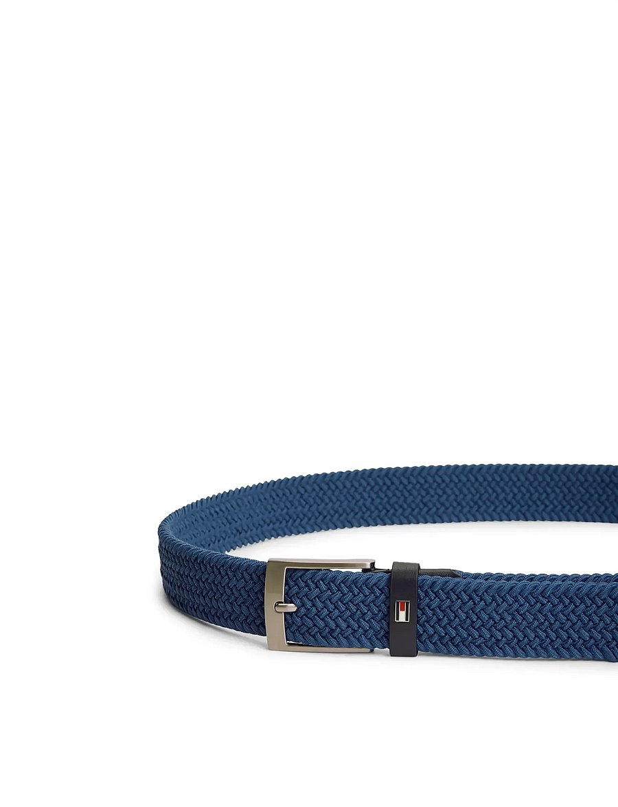 Tommy Hilfiger - ADAN 3.5 ELASTIC - punutud vööd - petrol blue - 3