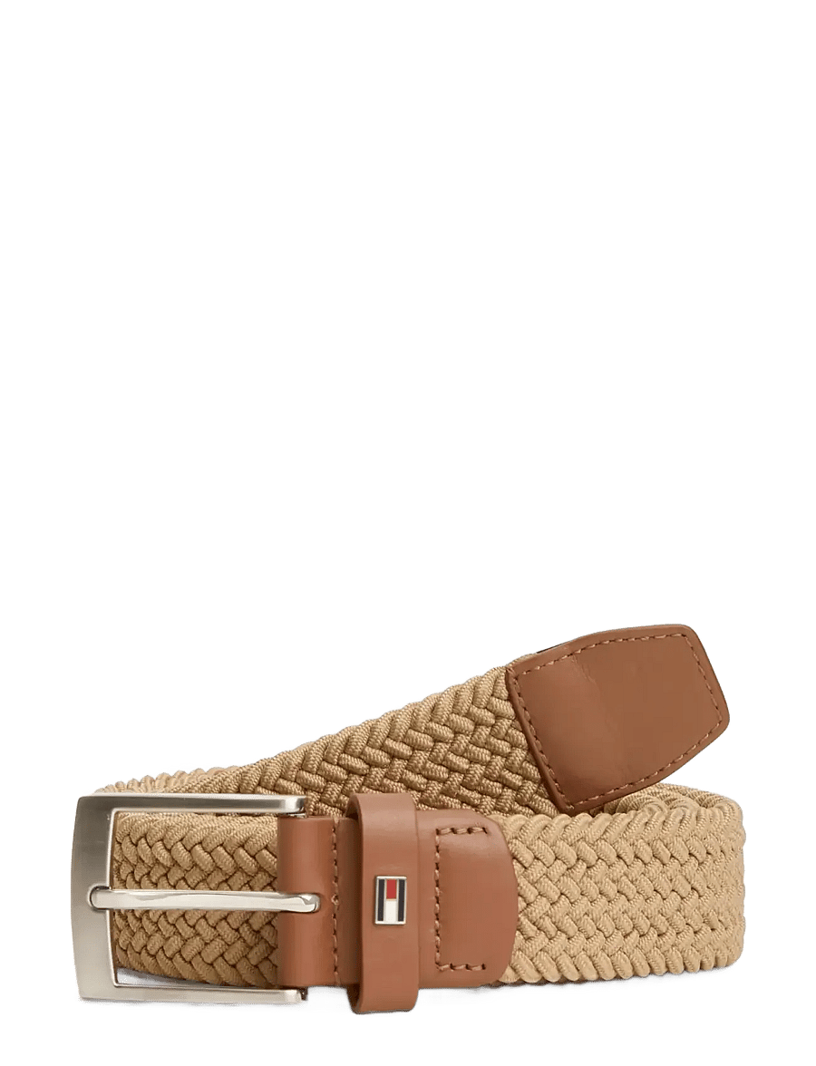 Tommy Hilfiger - ADAN 3.5 ELASTIC - flettede bælter - safari canvas - 0