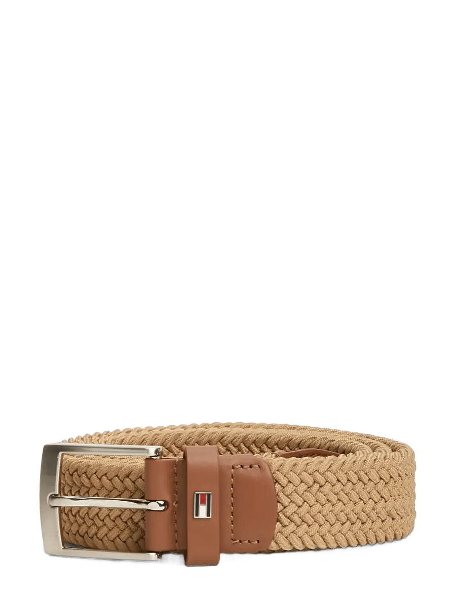 Tommy Hilfiger - ADAN 3.5 ELASTIC - flettede bælter - safari canvas - 1