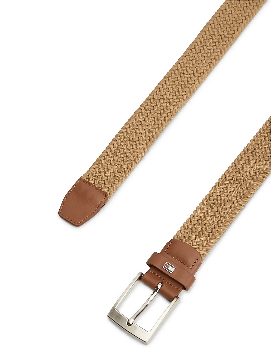 Tommy Hilfiger - ADAN 3.5 ELASTIC - flettede bælter - safari canvas - 3