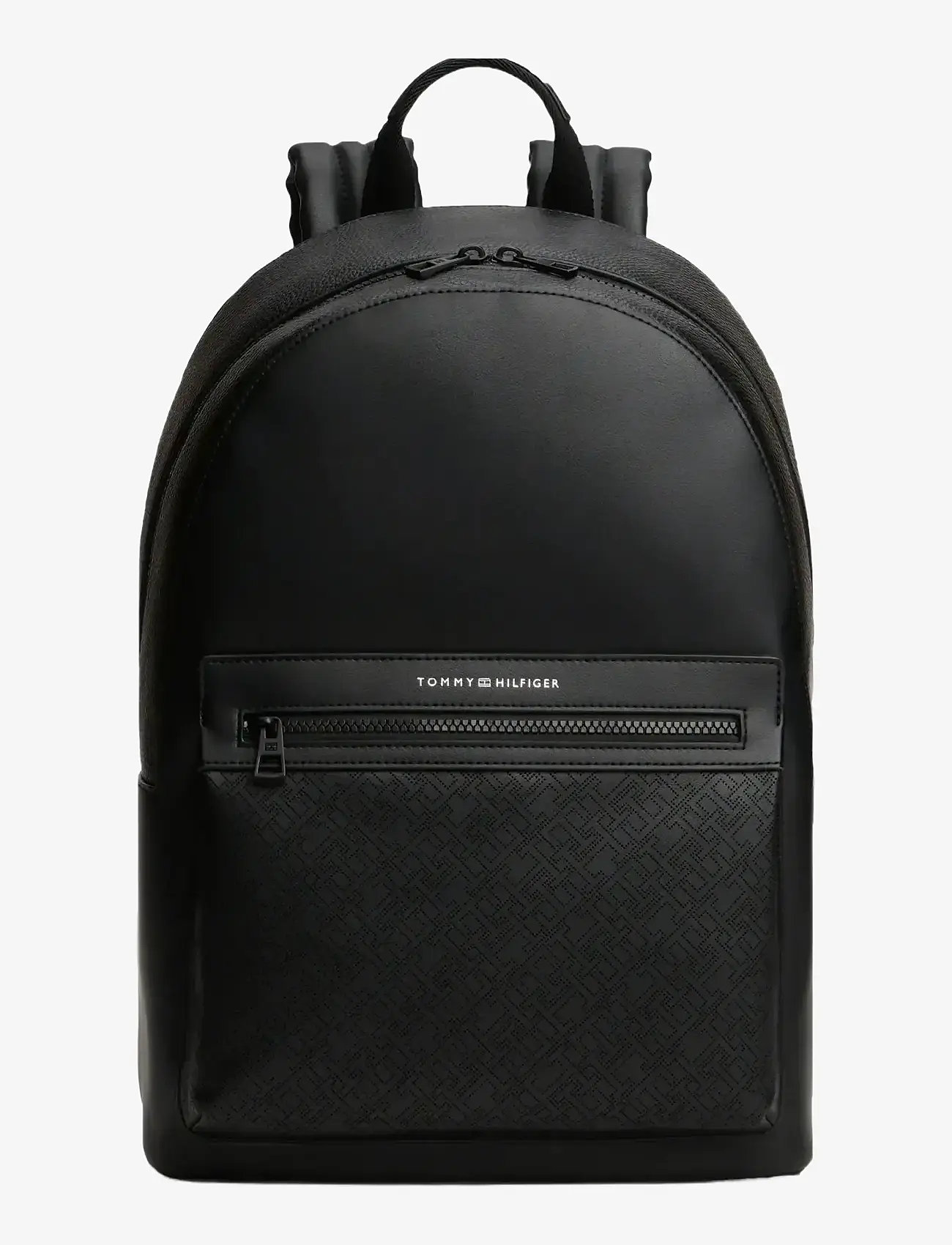 Tommy Hilfiger - TH MONOGRAM BACKPACK - accessoarer - black - 0