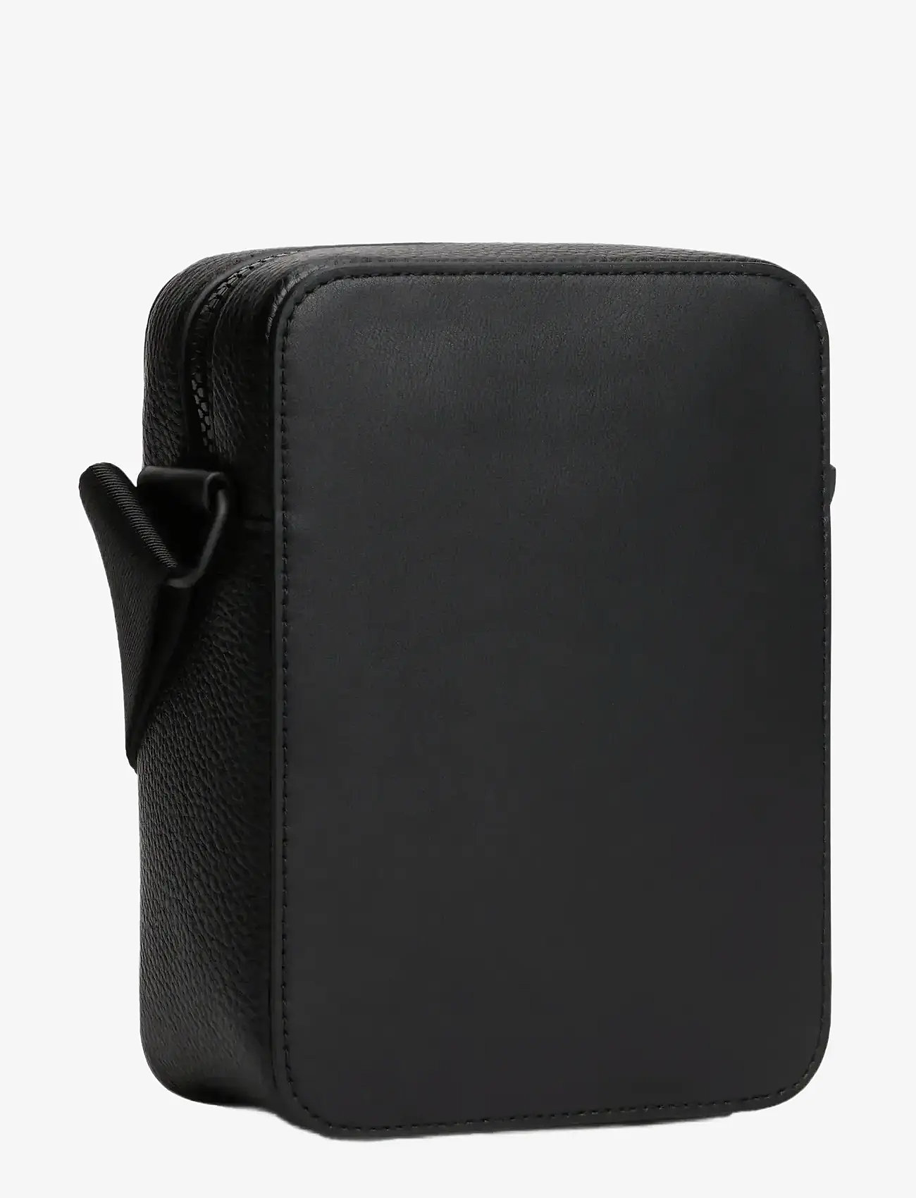 Tommy Hilfiger - TH MONOGRAM MINI REPORTER - Õlakotid - black - 1