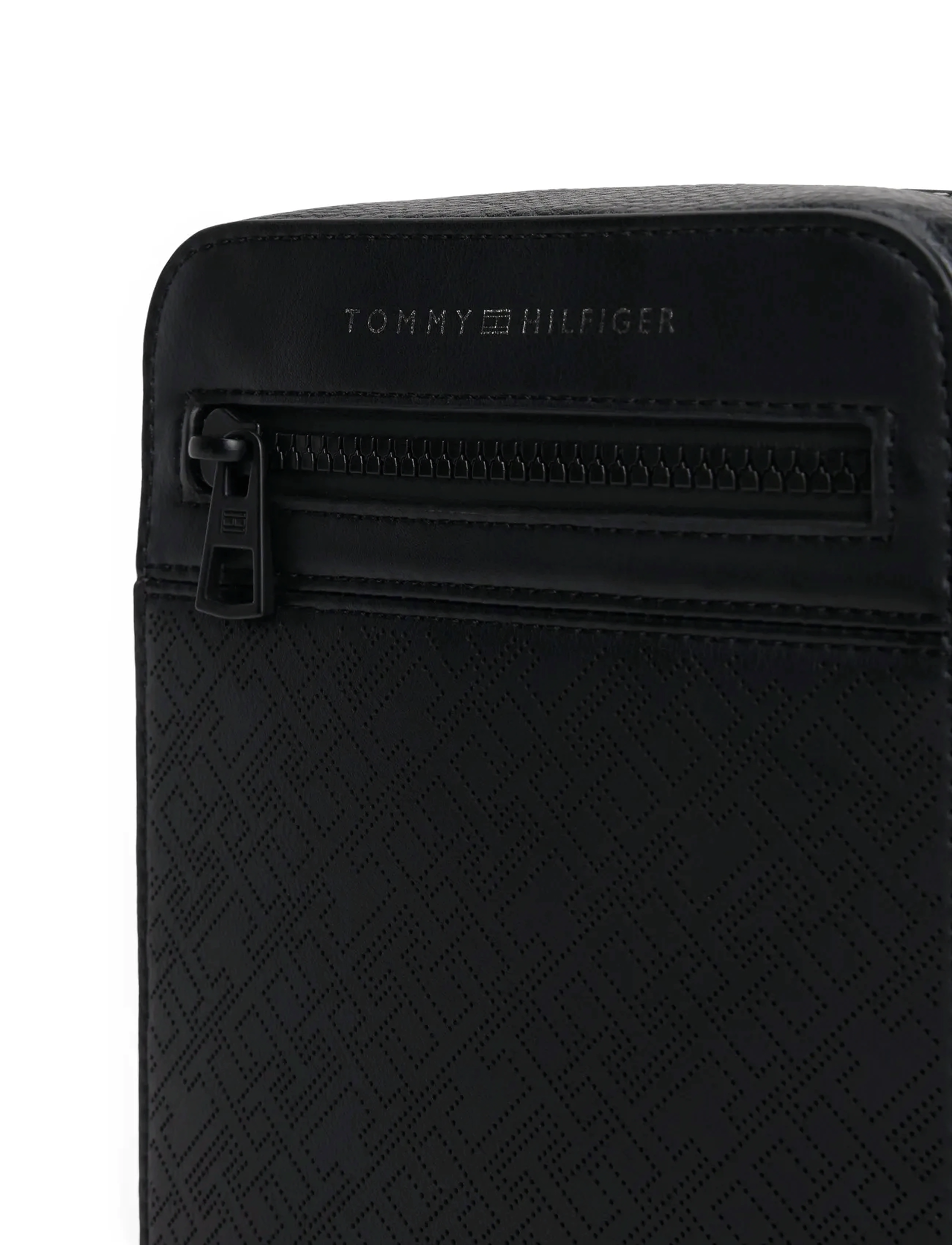 Tommy Hilfiger - TH MONOGRAM MINI REPORTER - shoulder bags - black - 4