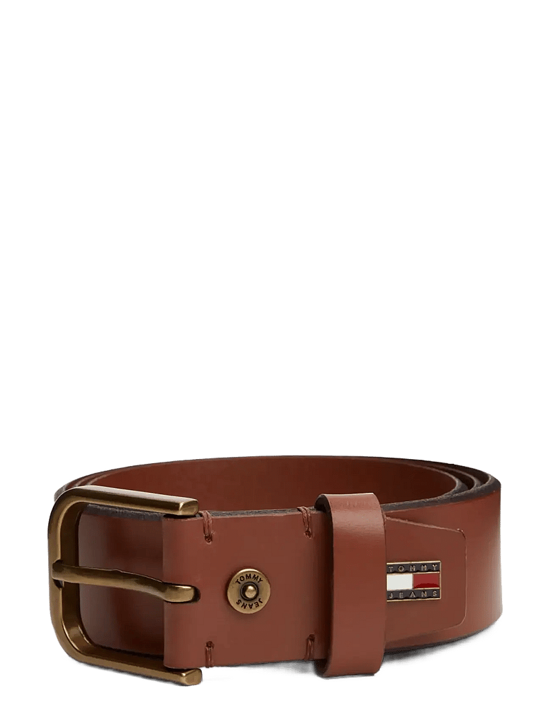 Tommy Hilfiger - TJM HERITAGE FLAG - klassisch gürtel - winter cognac - 1