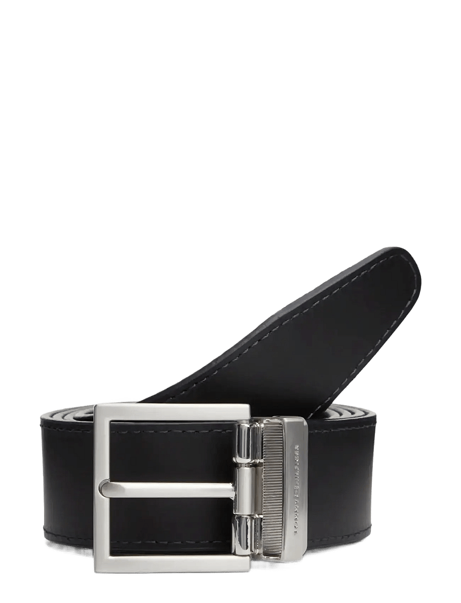 Tommy Hilfiger - HUDSON REV 3.5 - klassikalised vööd - black - 0