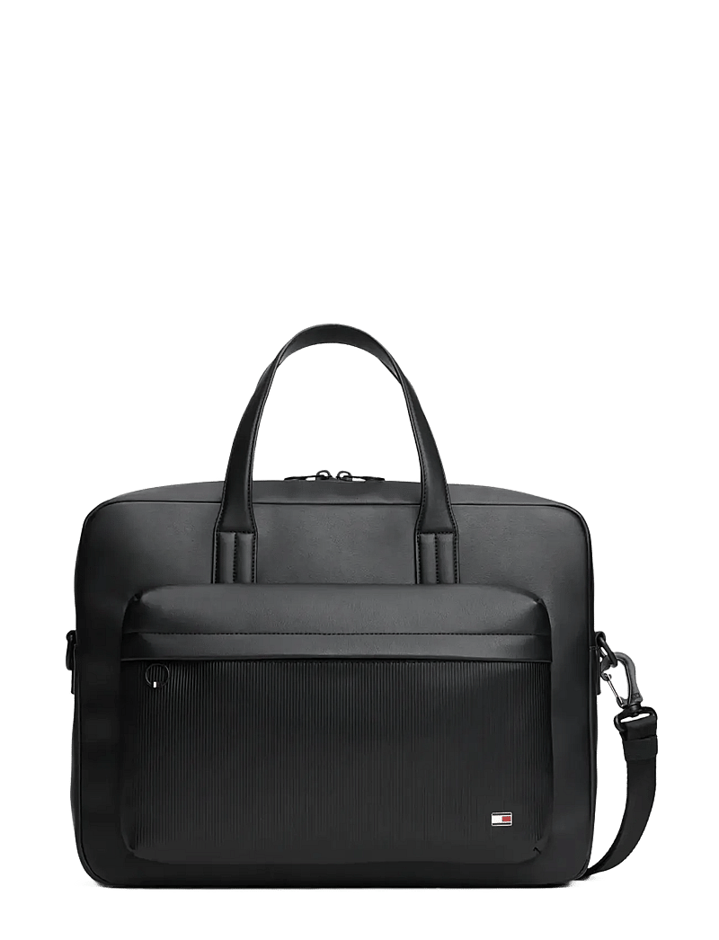 Tommy Hilfiger - TH FLAG COMPUTER BAG - nach anlass kaufen - black - 1