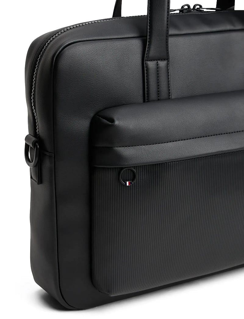 Tommy Hilfiger - TH FLAG COMPUTER BAG - nach anlass kaufen - black - 4