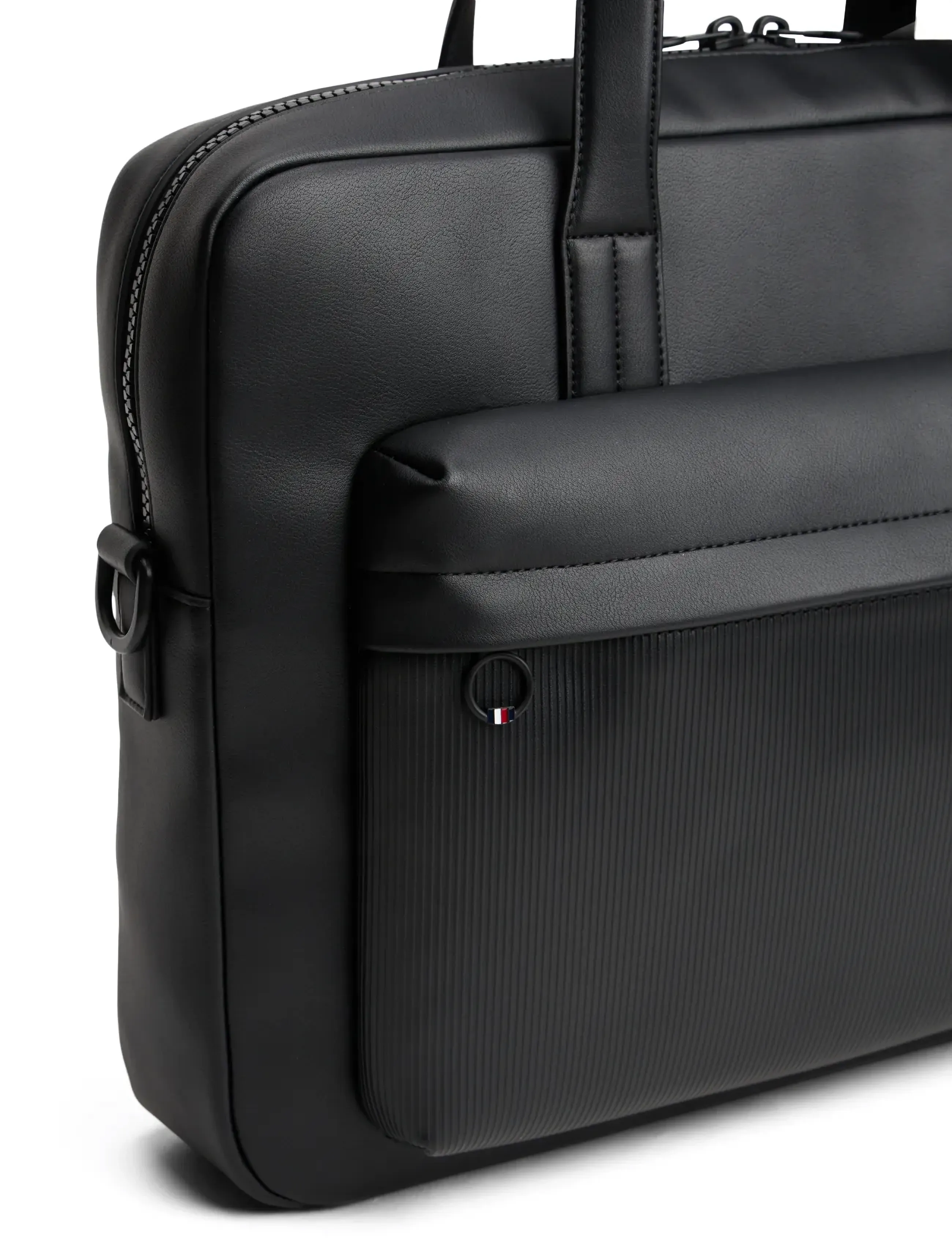 Tommy Hilfiger - TH FLAG COMPUTER BAG - laptop bags - black - 4