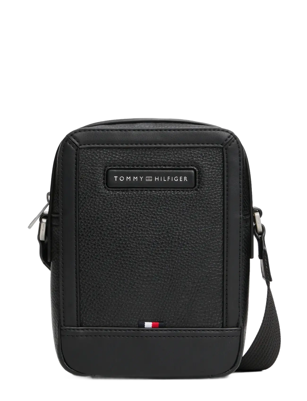 Tommy Hilfiger TH CENTRAL MINI REPORTER - Bæltetasker - BLACK / black