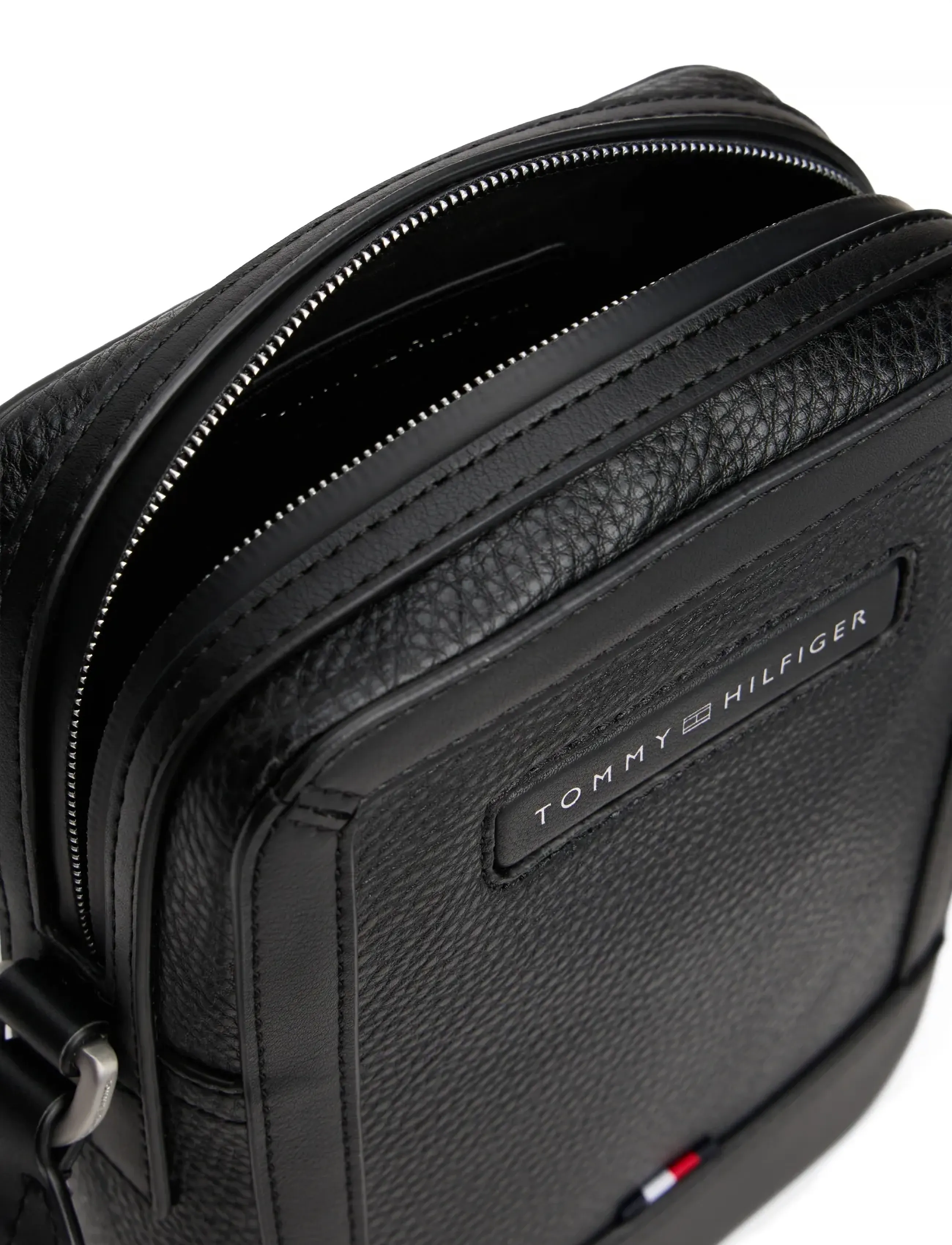 Tommy Hilfiger - TH CENTRAL MINI REPORTER - crossbody bags - black - 4