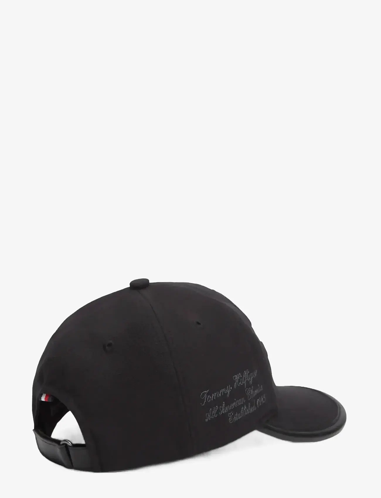 Tommy Hilfiger - TH SCRIPT ELEVATED 5 PANEL CAP - caps - black - 2