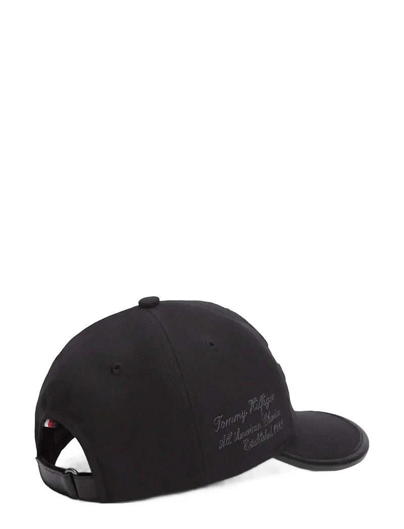 Tommy Hilfiger - TH SCRIPT ELEVATED 5 PANEL CAP - kasketter - black - 3