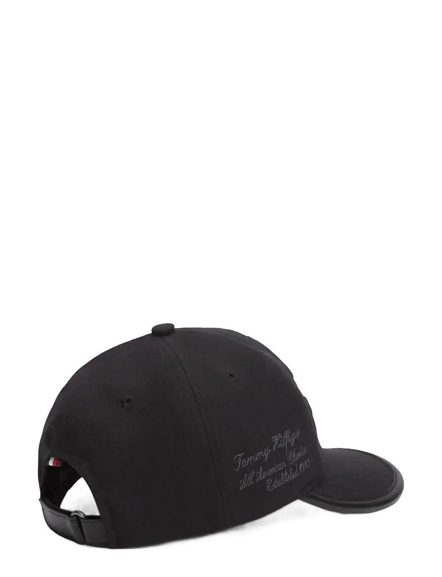 Tommy Hilfiger - TH SCRIPT ELEVATED 5 PANEL CAP - kappen - black - 3