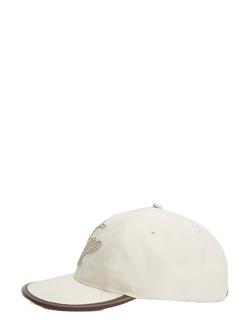 Tommy Hilfiger - TH SCRIPT ELEVATED 5 PANEL CAP - kasketter - nautral - 1