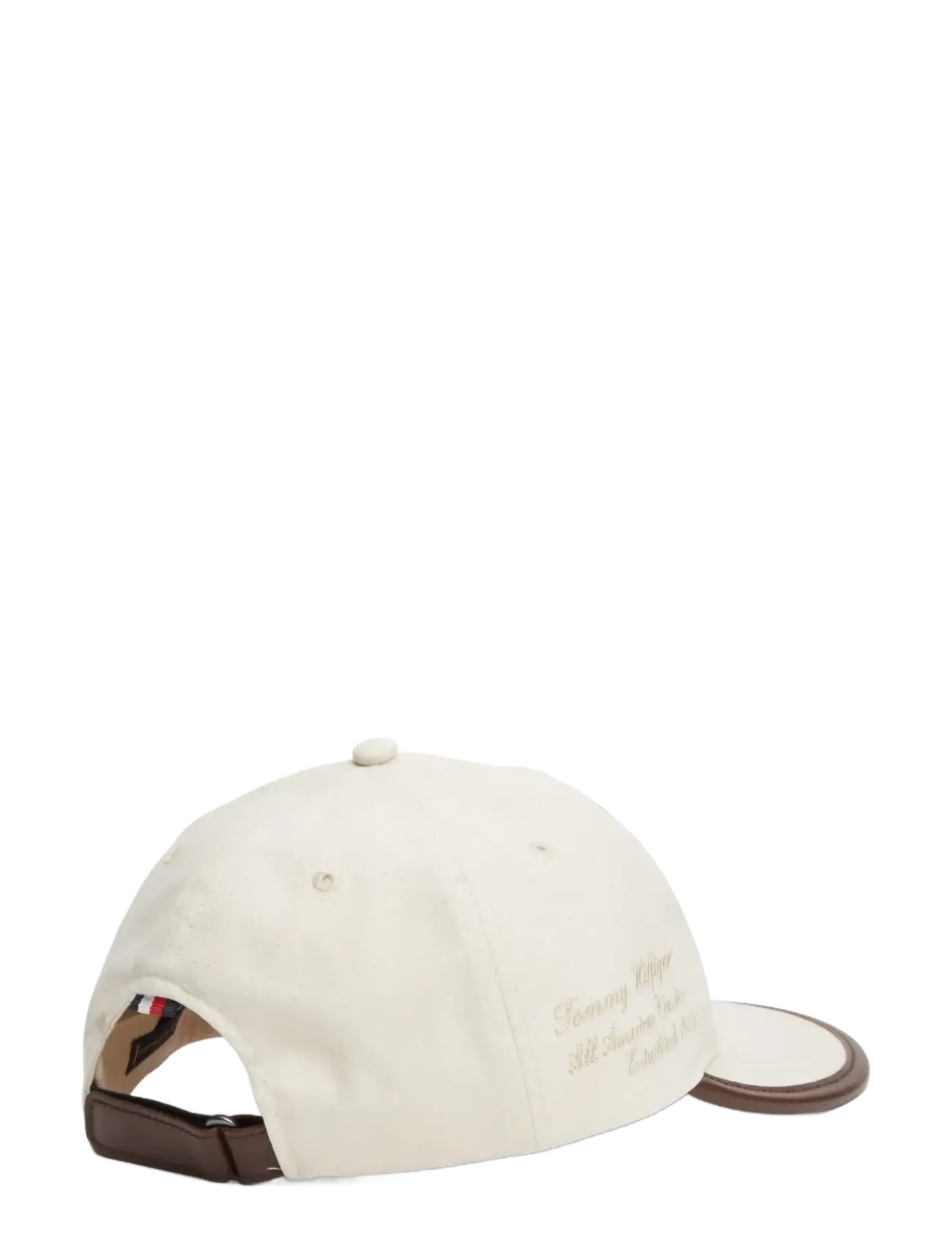 Tommy Hilfiger - TH SCRIPT ELEVATED 5 PANEL CAP - caps - nautral - 2