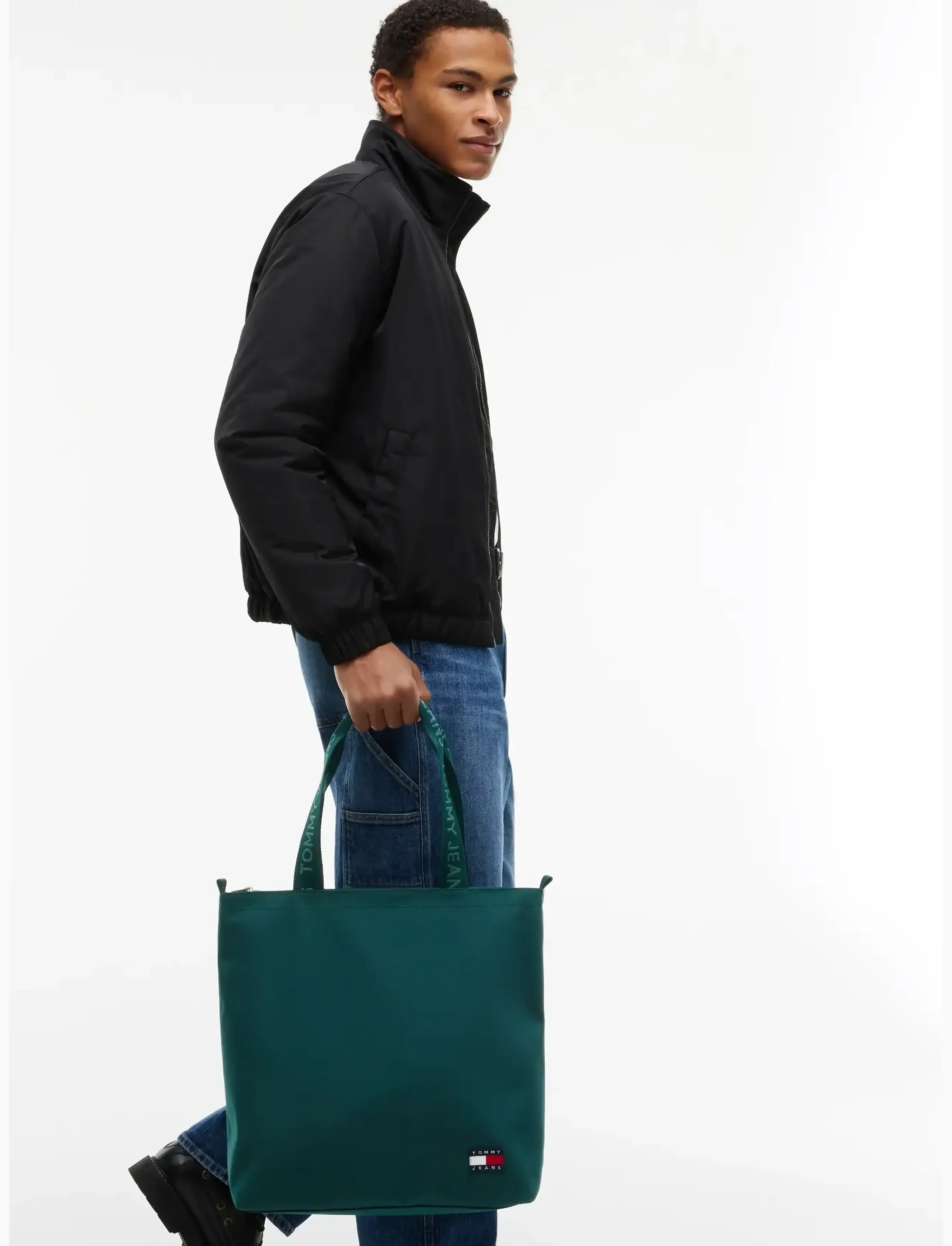 Tommy Hilfiger TJM ESS DAILY TOTE - Preppy - ELEGANT GREEN / green
