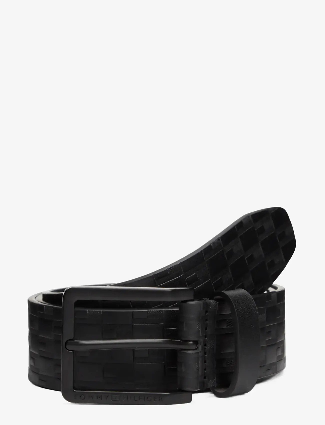 Tommy Hilfiger - TH FLAG MONOGRAM OLIVER 3.5 - classic belts - black - 0
