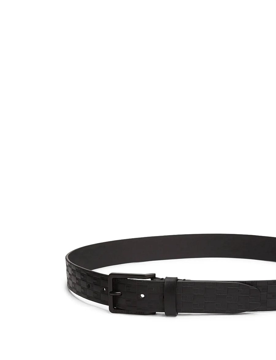 Tommy Hilfiger - TH FLAG MONOGRAM OLIVER 3.5 - klassieke riemen - black - 1