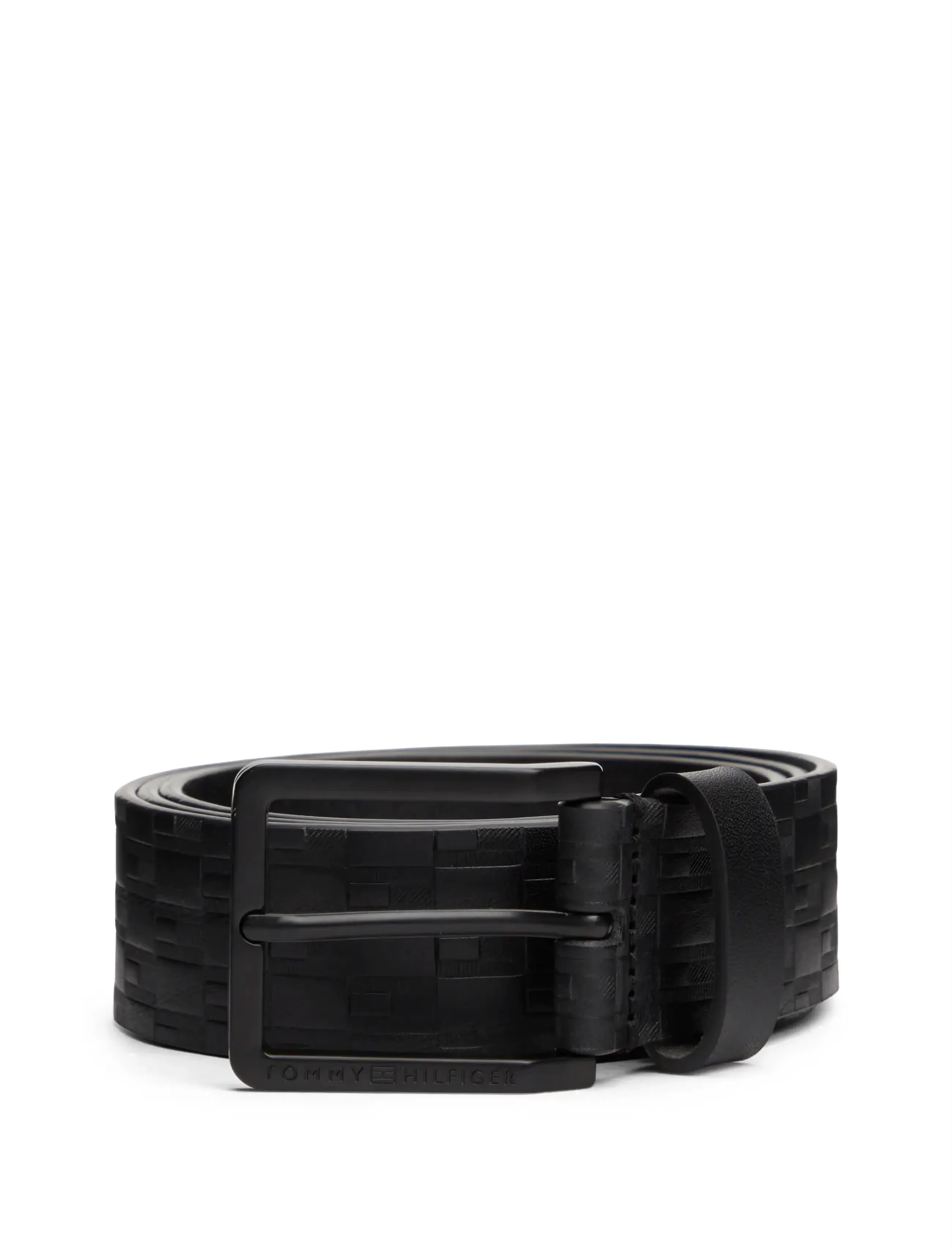 Tommy Hilfiger - TH FLAG MONOGRAM OLIVER 3.5 - bælter - black - 2