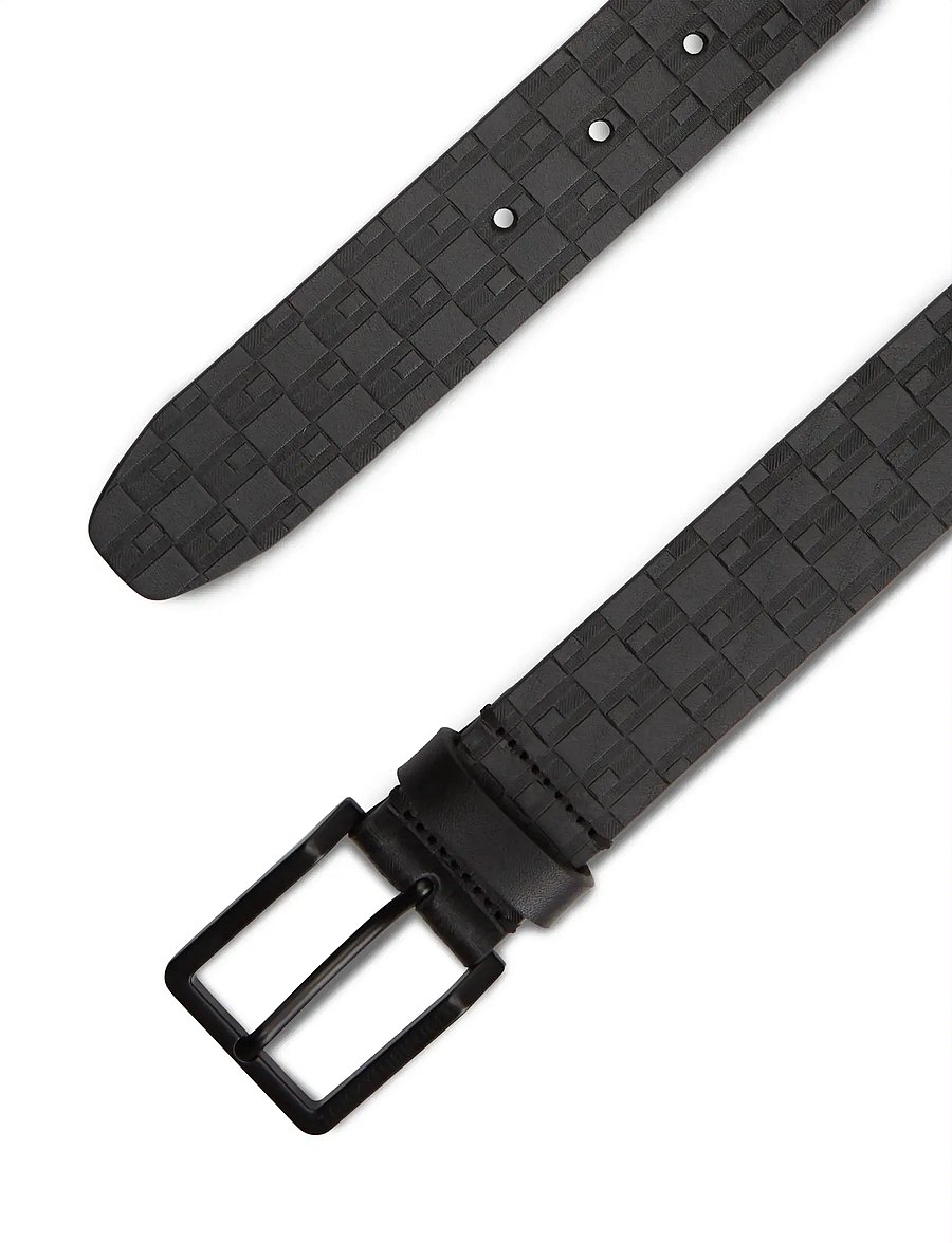 Tommy Hilfiger - TH FLAG MONOGRAM OLIVER 3.5 - klassieke riemen - black - 3