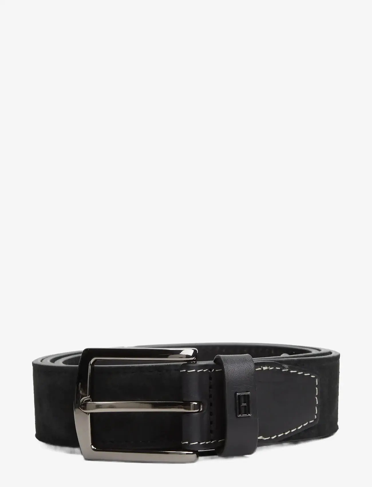 Tommy Hilfiger - DENTON ELEVATED SUEDE 3.5 - klassiska skärp - black - 1