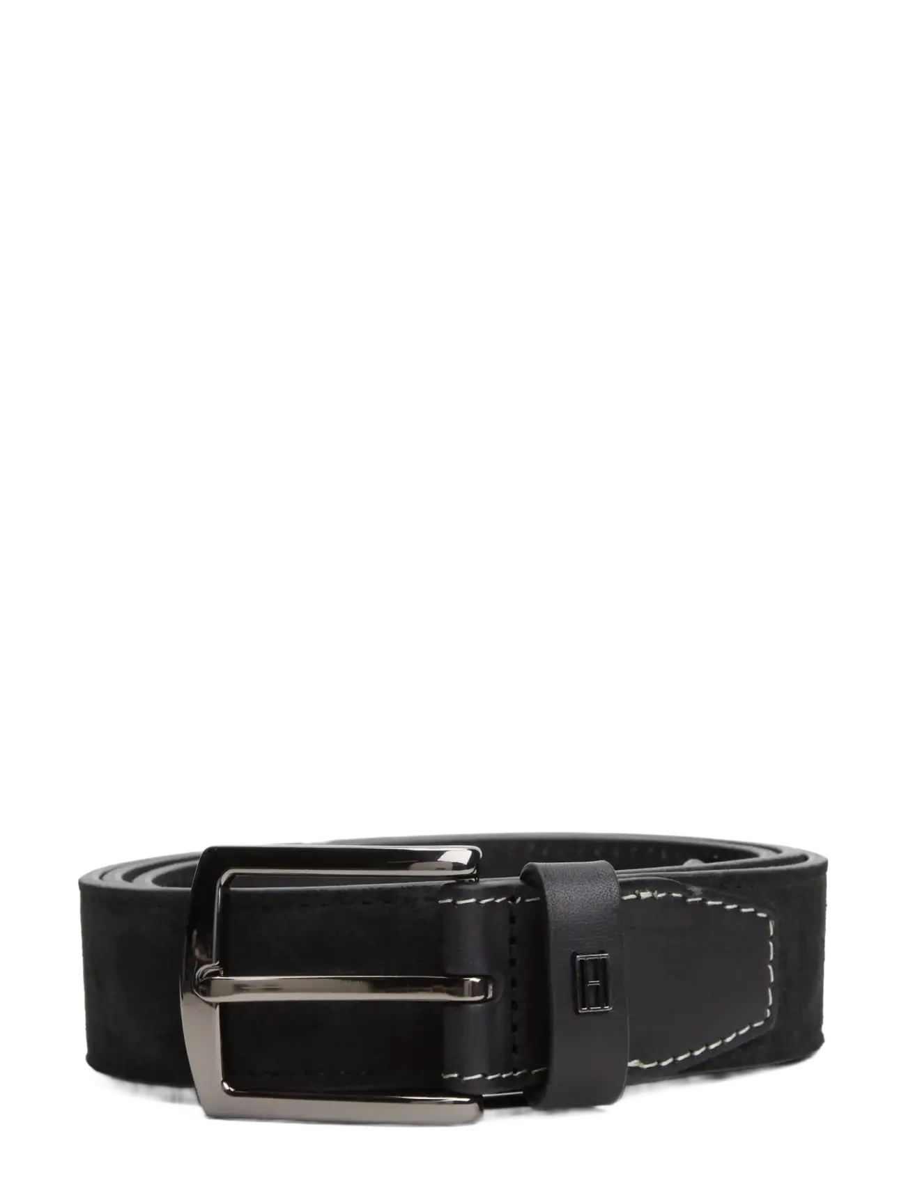 Tommy Hilfiger - DENTON ELEVATED SUEDE 3.5 - classic belts - black - 1