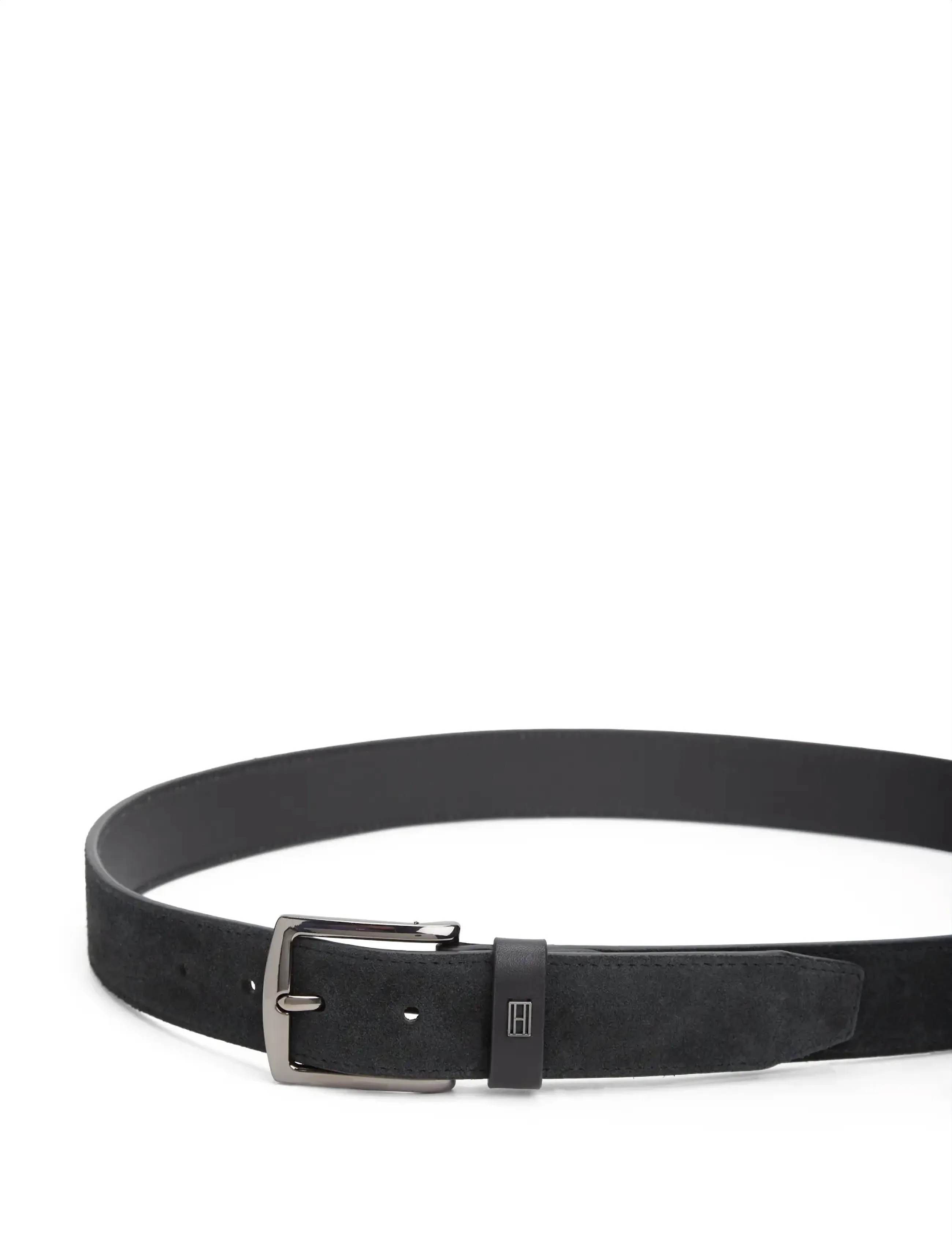 Tommy Hilfiger - DENTON ELEVATED SUEDE 3.5 - classic belts - black - 2
