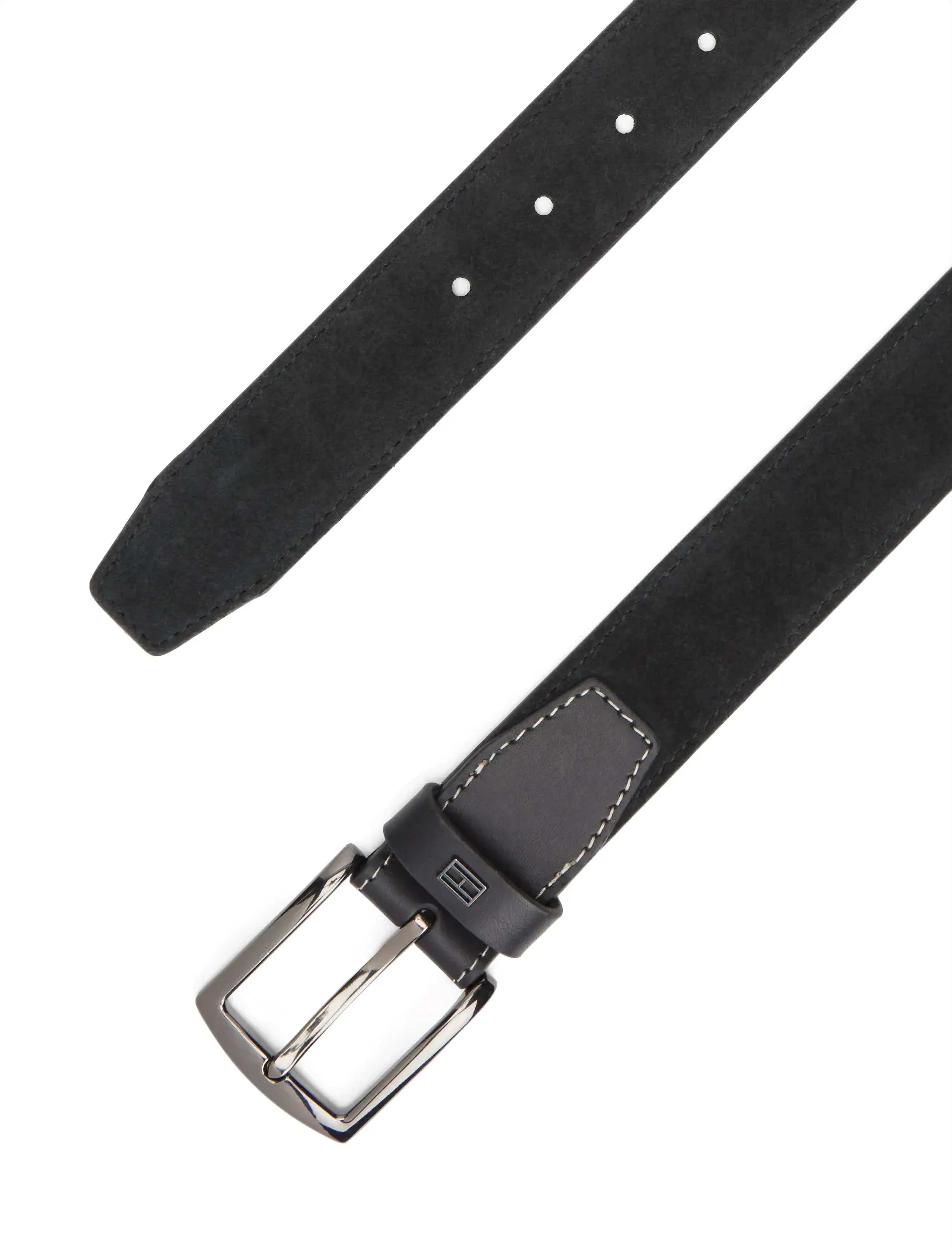 Tommy Hilfiger - DENTON ELEVATED SUEDE 3.5 - classic belts - black - 3