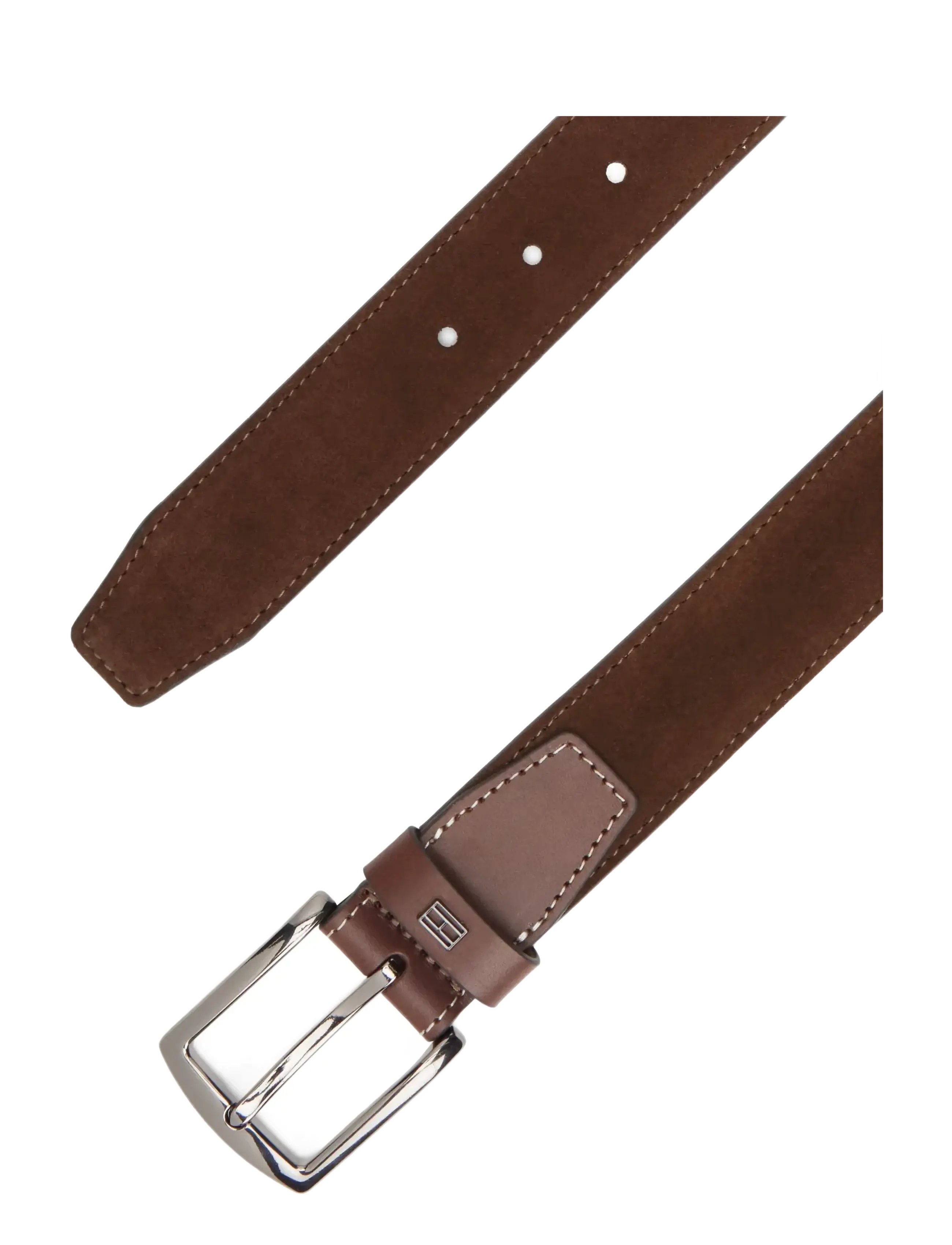 Tommy Hilfiger - DENTON ELEVATED SUEDE 3.5 - klassikalised vööd - rich walnut - 2