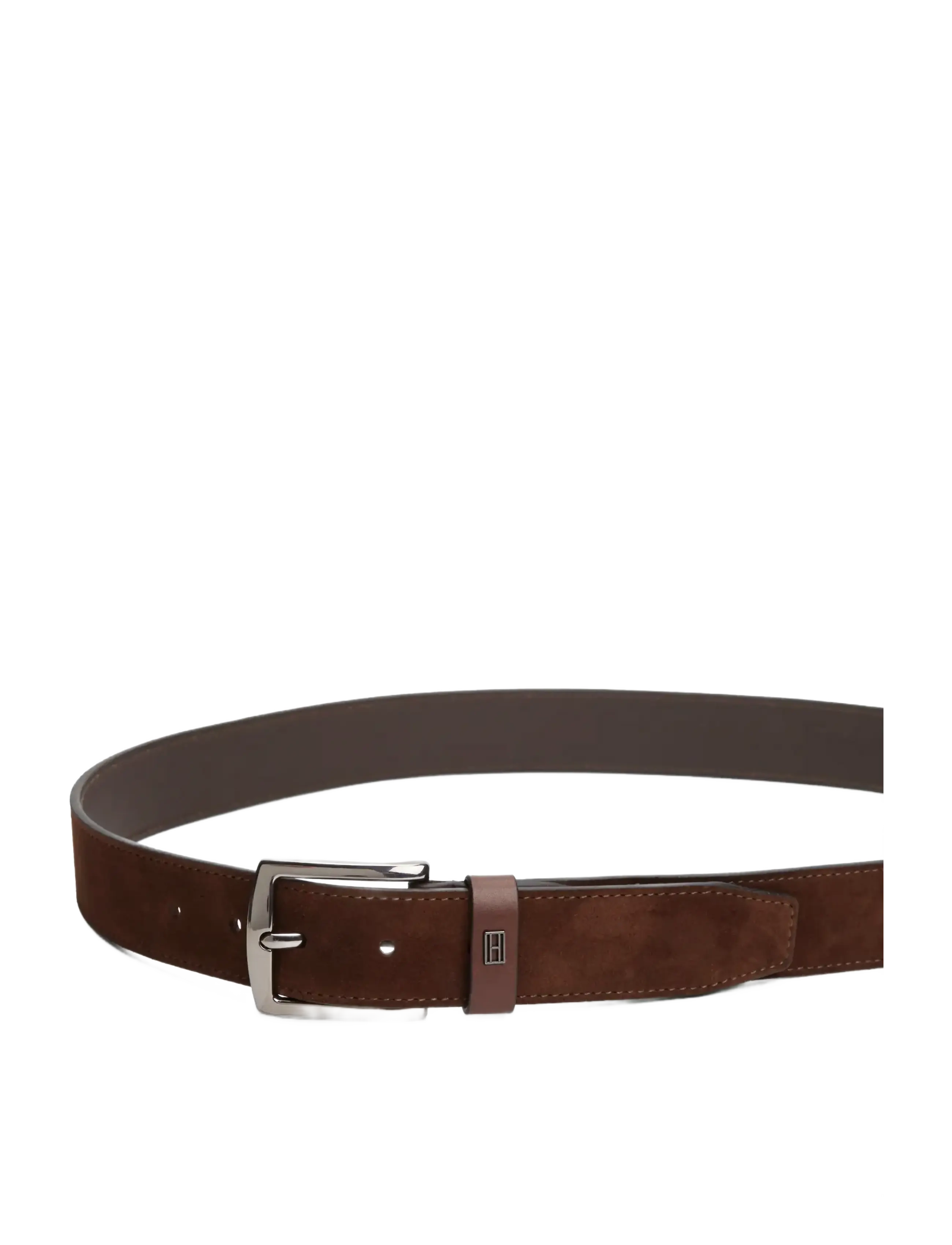 Tommy Hilfiger - DENTON ELEVATED SUEDE 3.5 - klassikalised vööd - rich walnut - 3