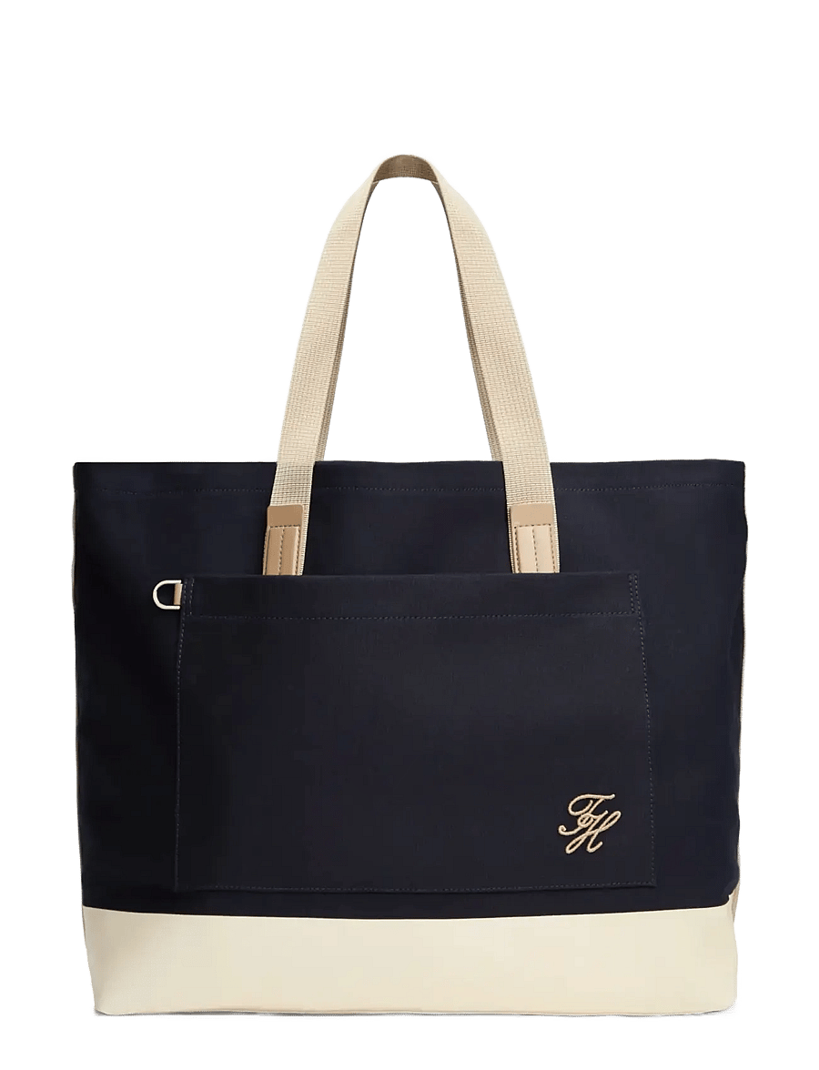 Tommy Hilfiger - TH SUMMER CANVAS TOTE - nach anlass kaufen - space blue - 1