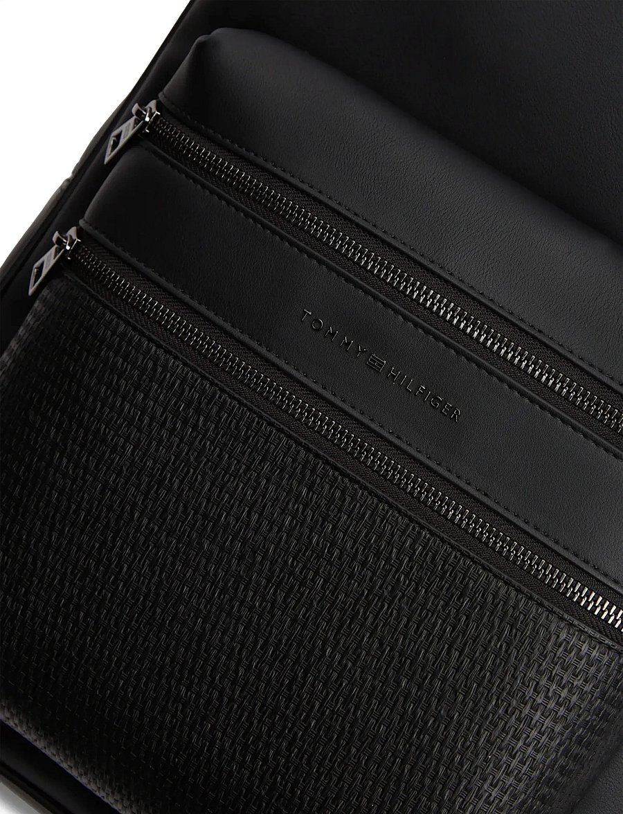 Tommy Hilfiger - TH WOVEN BACKPACK - business-rygsække - black - 4