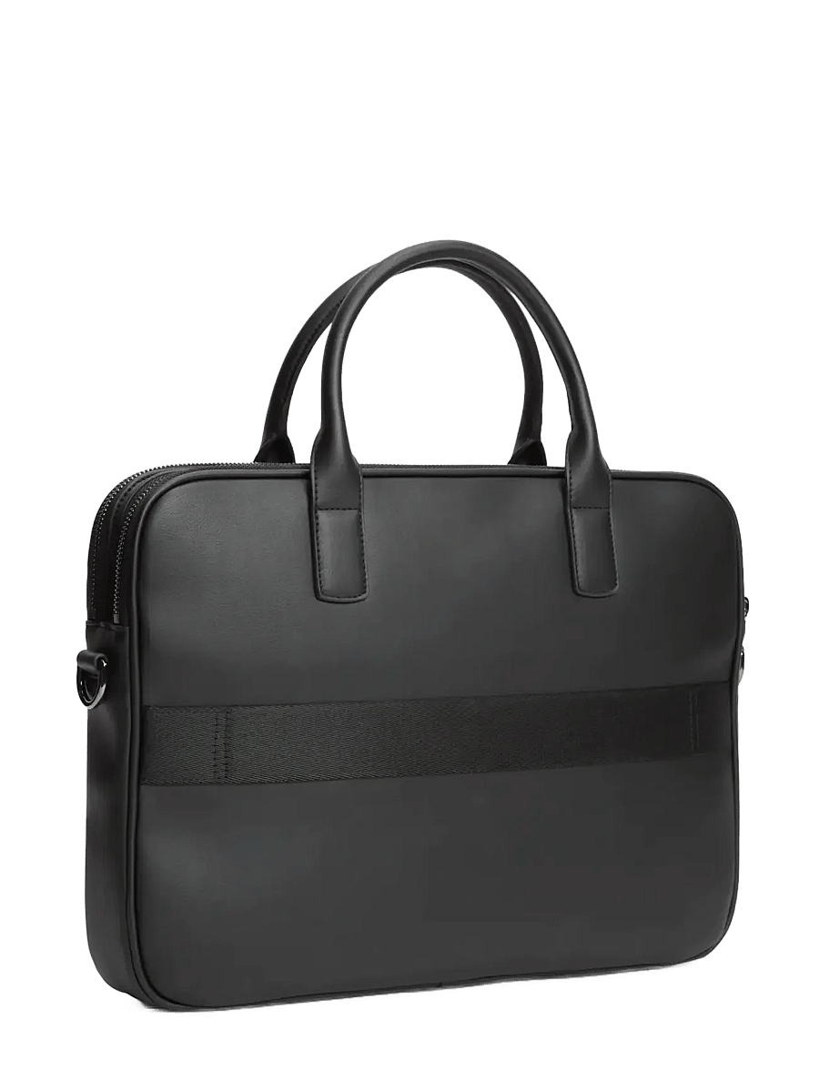 Tommy Hilfiger - TH WOVEN COMPUTER BAG - shop efter anledning - black - 2