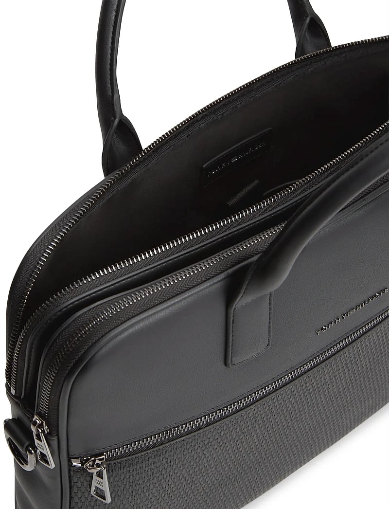 Tommy Hilfiger - TH WOVEN COMPUTER BAG - osta olukorra järgi - black - 3