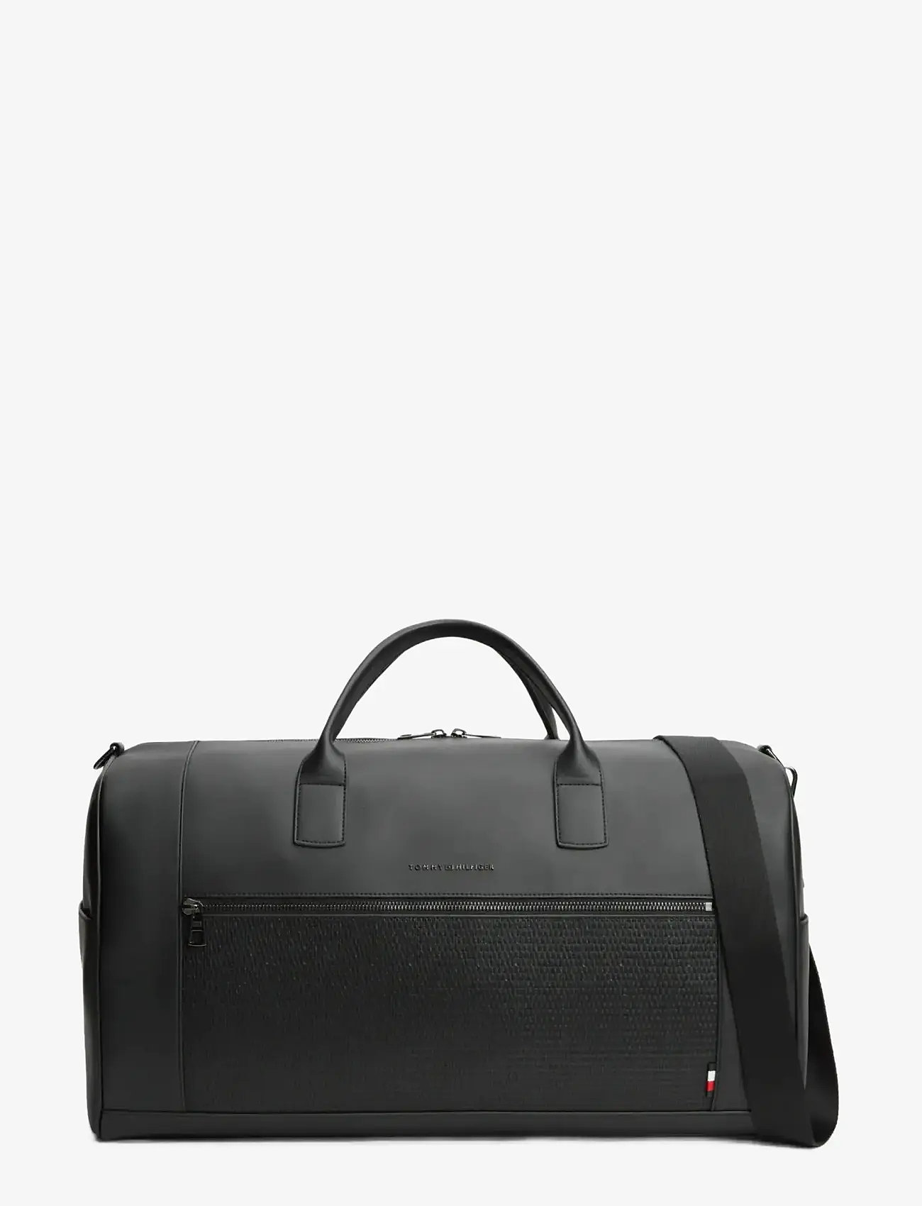 Tommy Hilfiger - TH WOVEN DUFFLE - weekendtasker & rejsetasker - black - 1