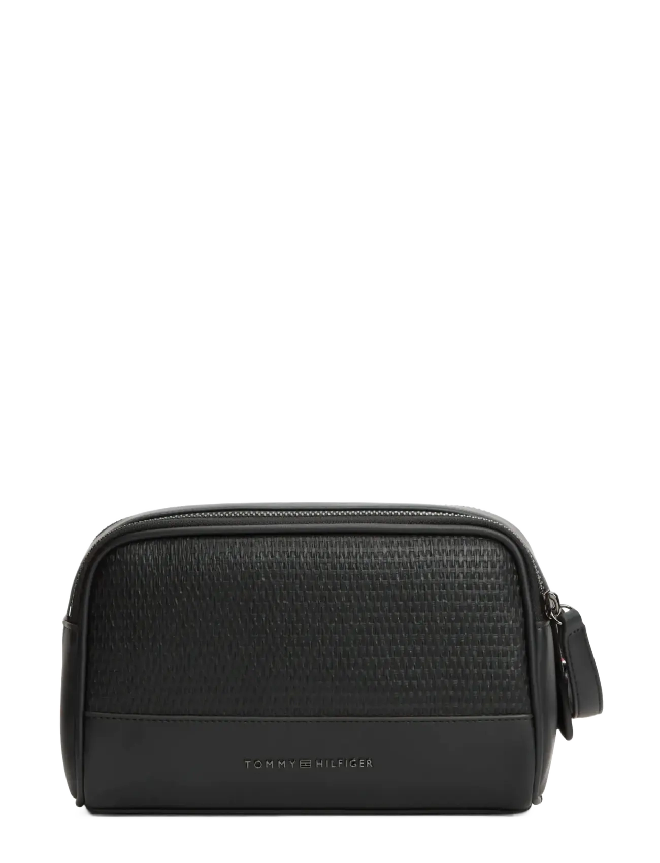 Tommy Hilfiger Th Woven Wash Bag, One Size, Bags, Schwarz - Toiletry Männerswear