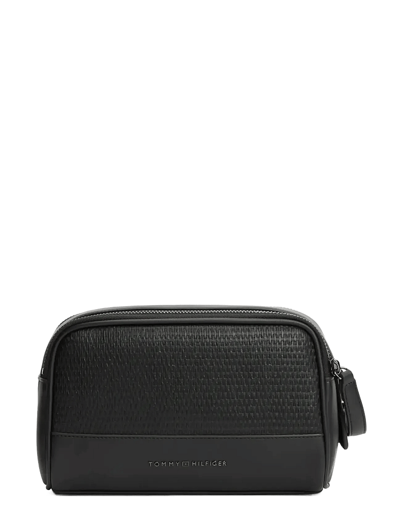 Tommy Hilfiger - TH WOVEN WASH BAG - nach anlass kaufen - black - 0